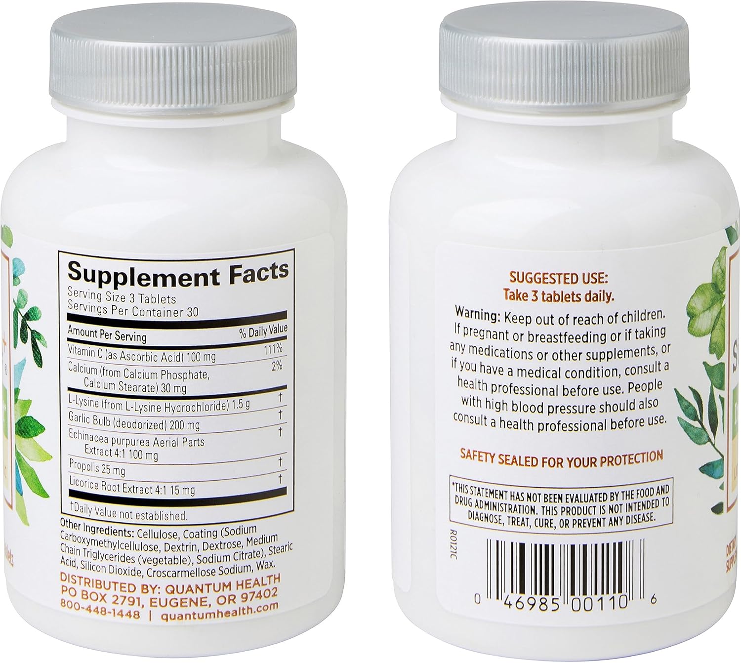 super-lysine-immune-support-tablets-with-vitamin-c-echinacea-propolis-garlic---advanced-formula-for-quantum-health-90-count-2
