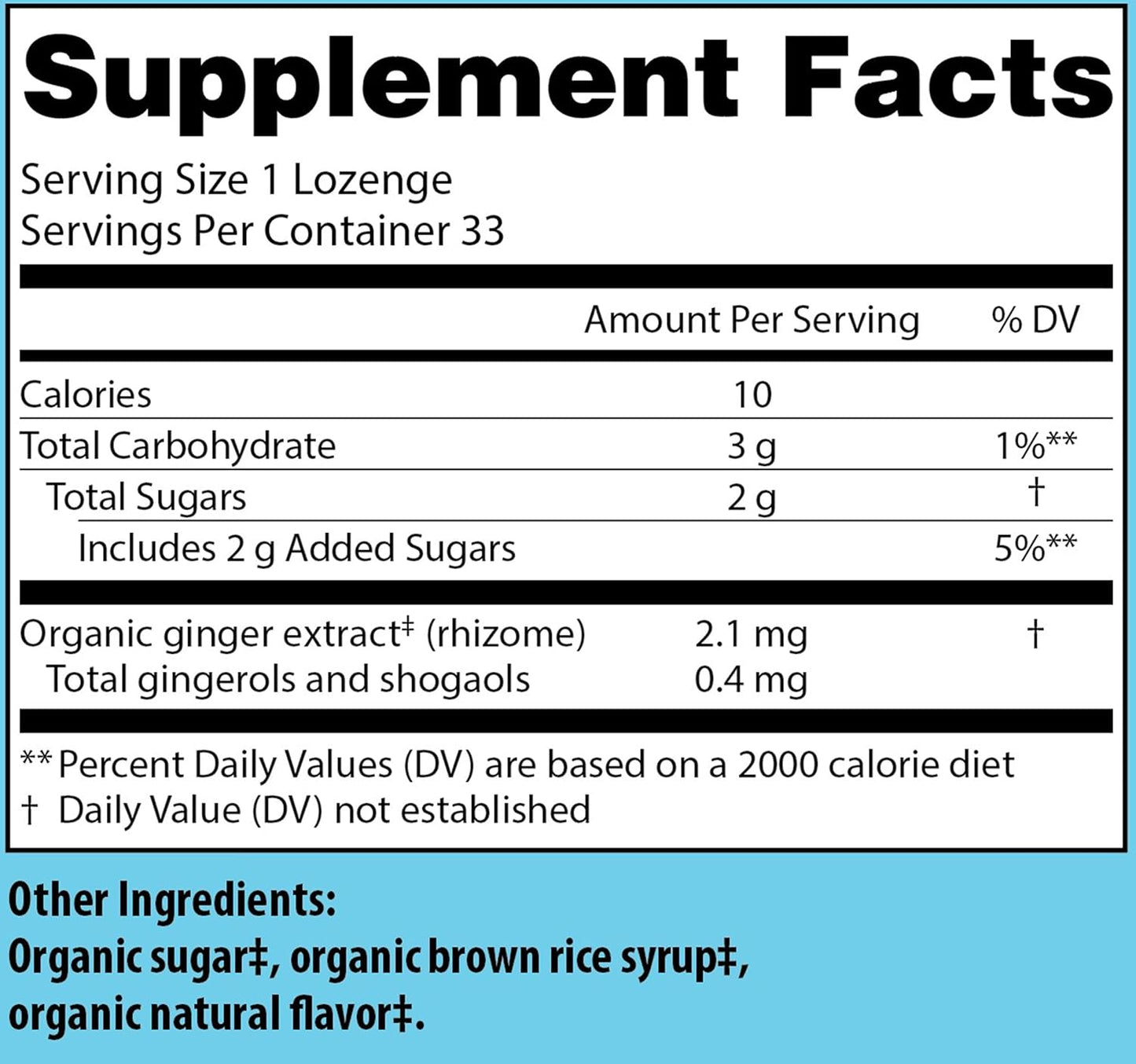 Organic Butterscotch Ginger Flavor Tummydrops - 33 Lozenges, Gluten Free & Vegan - Espot.com.au