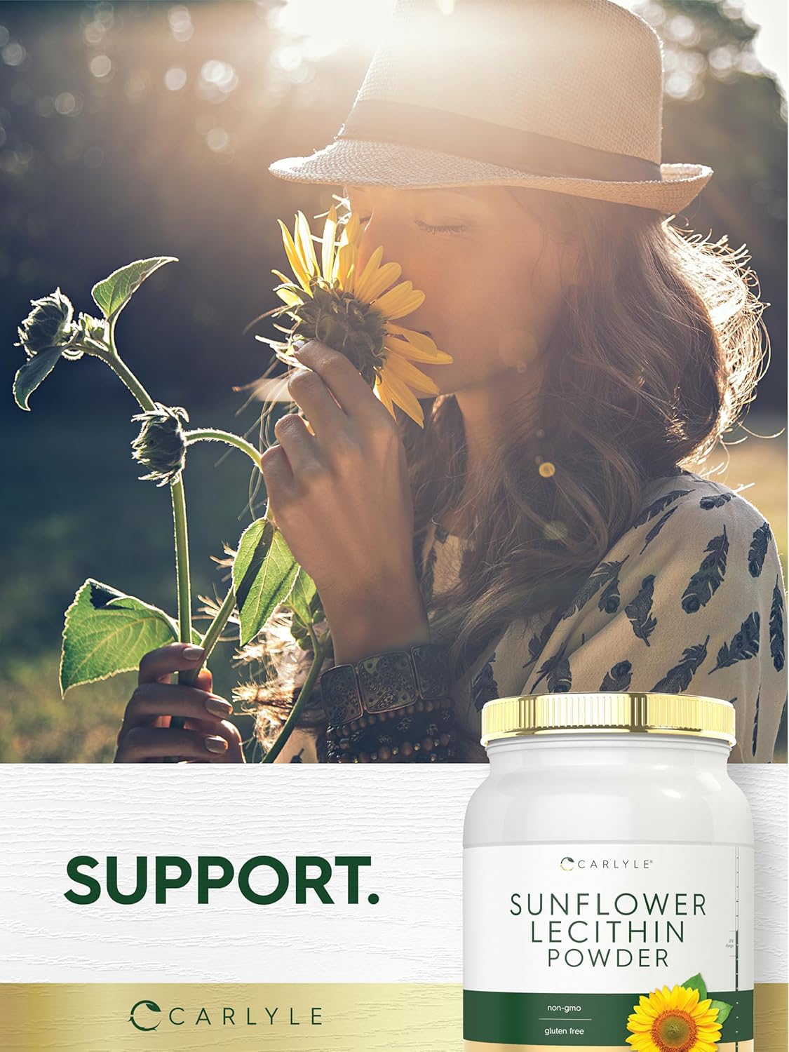 2-lb-carlyle-sunflower-lecithin-powder---unflavored-non-gmo-gluten-free---rich-in-phosphatidylcholine---vegetarian-friendly-6
