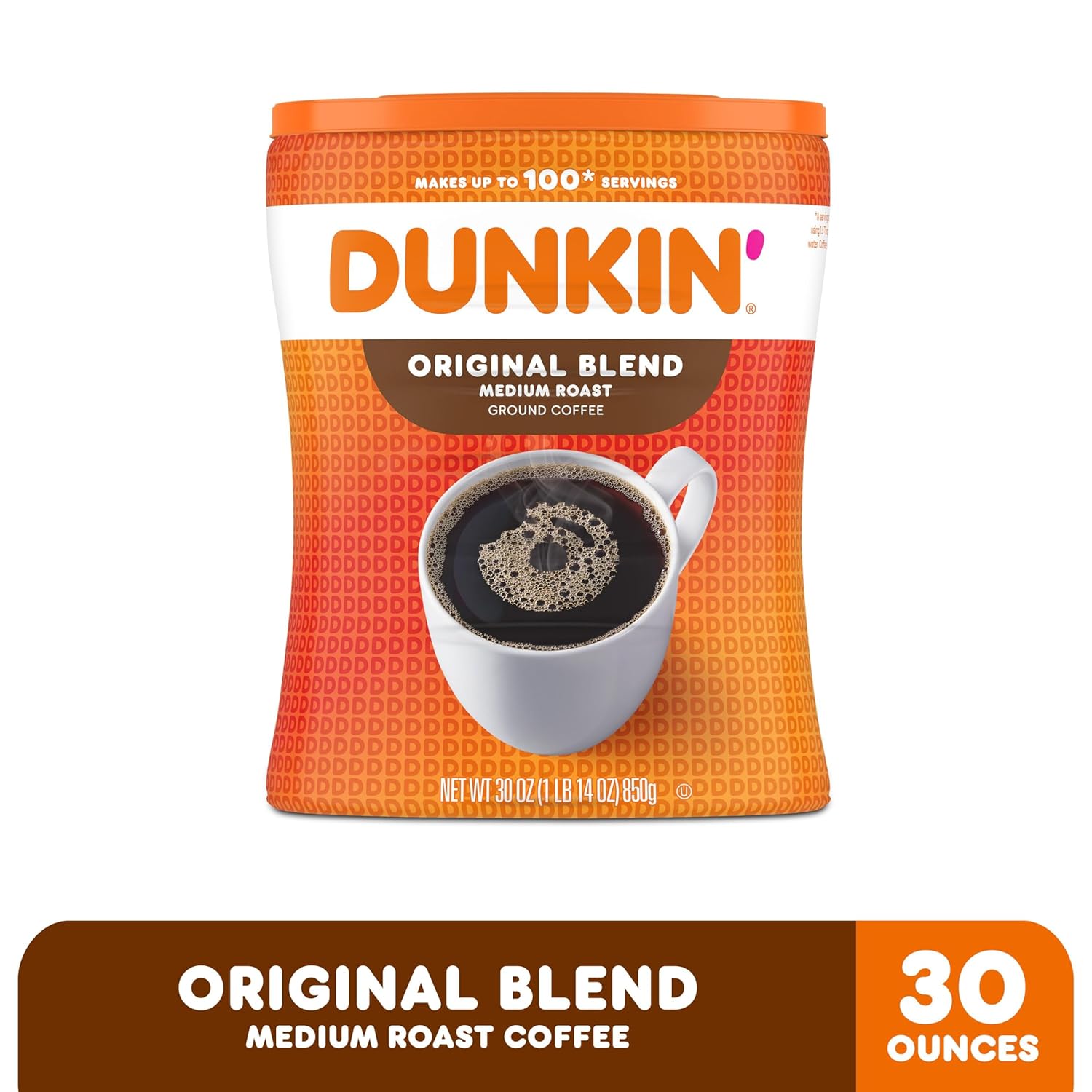 Dunkin' Original Blend Medium Roast Ground Coffee K-Cups, 30 oz - Convenient Single Serve Pods for a Delicious Morning Brew - Espot.com.au