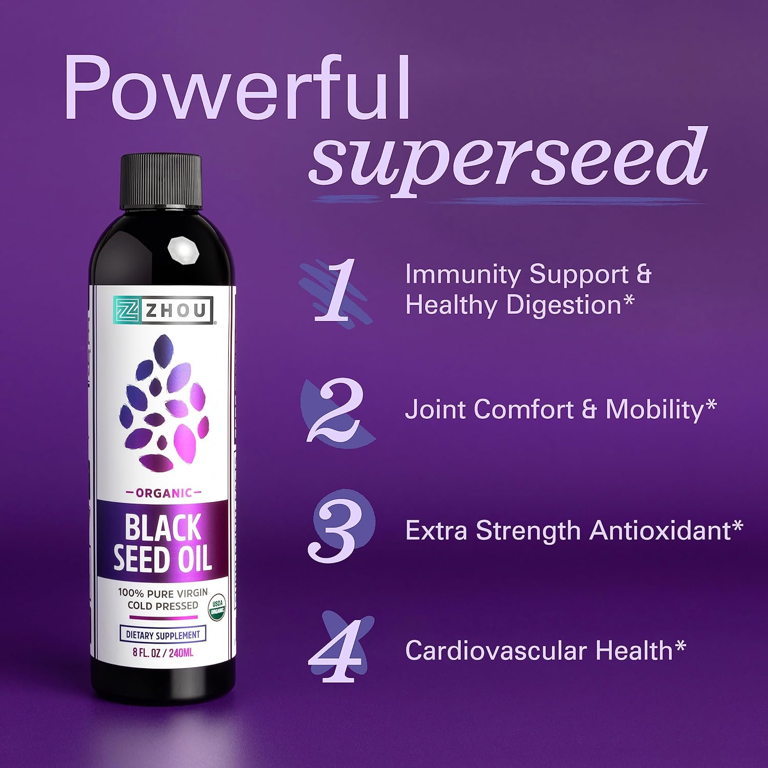 organic-black-seed-oil---cold-pressed-omega-3-6-9-antioxidant-for-immune-support-joints-digestion-hair-skin---vegan-gluten-free-non-gmo---8oz-bottle-by-zhou-3