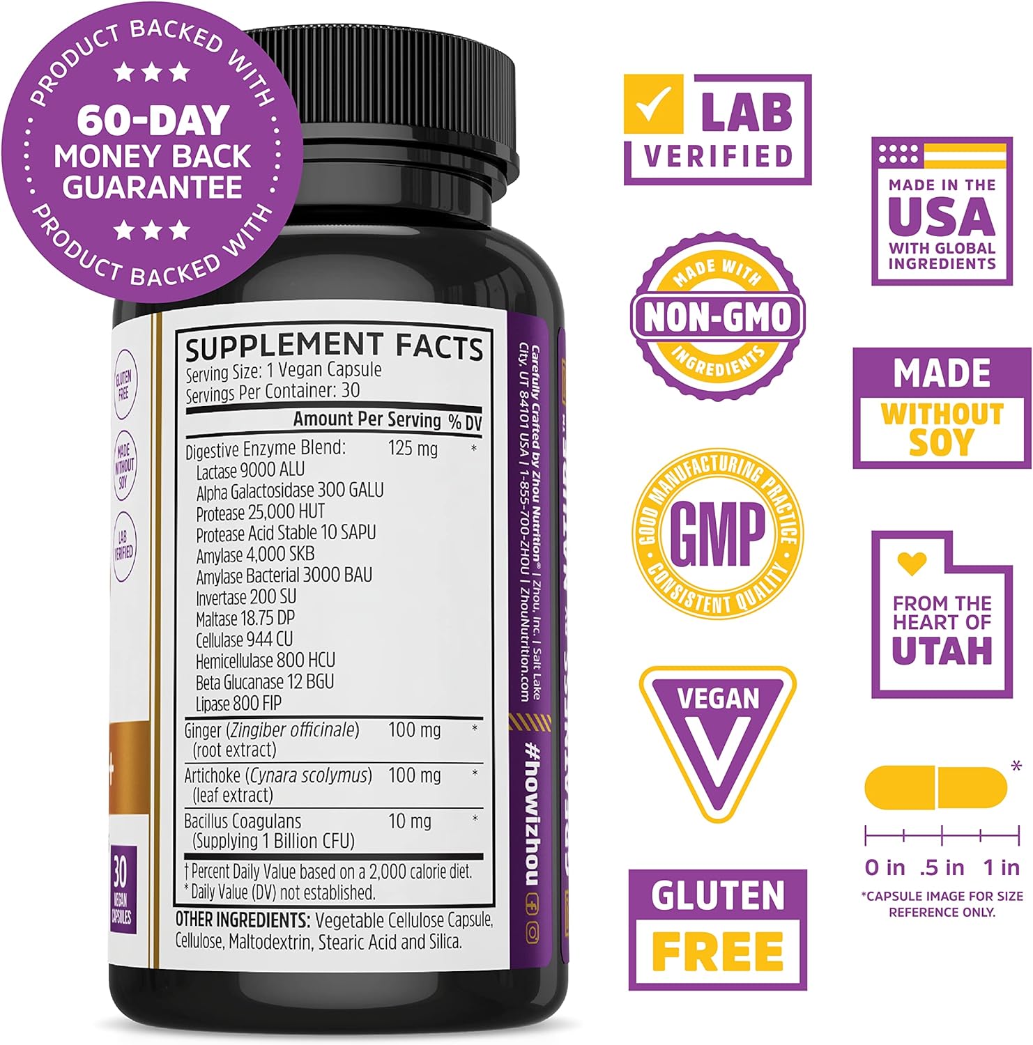 zhou-nutrition-bloat-blast-digestive-enzymes-with-probiotics---bloating-relief-reduce-water-retention-improve-digestive-health---vegan-non-gmo-gluten-free---30-servings-2