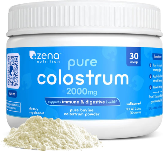 premium-bovine-colostrum-powder-supplement-for-gut-health-immune-support---2000mg-gluten-sugar-free---unflavored---30-servings-1