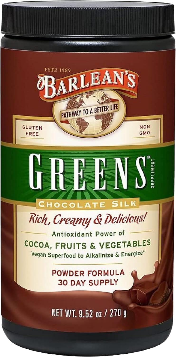barleans-chocolate-greens-powder---daily-superfood-supplement-with-fruits-veggies-antioxidants-and-fiber---952-oz-1