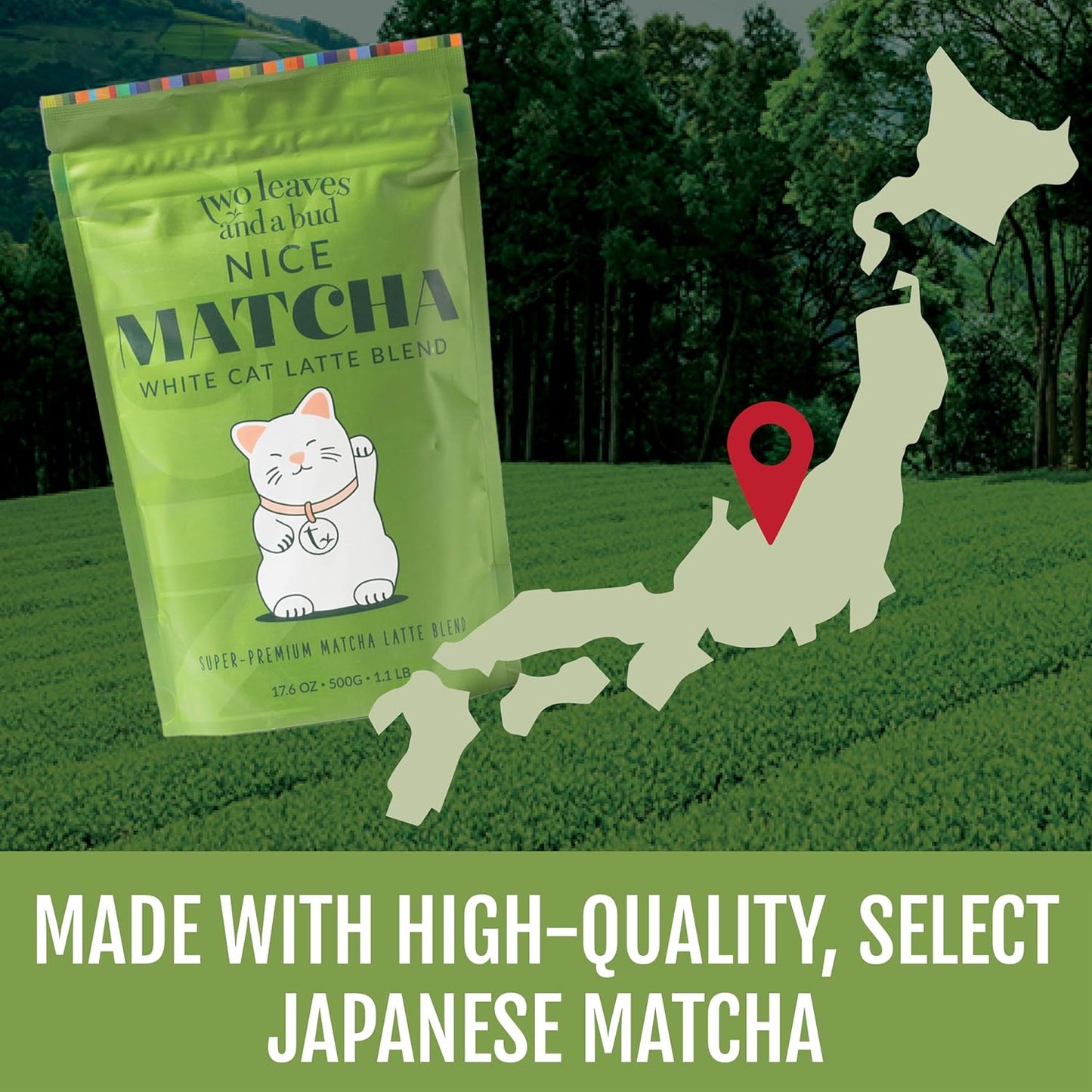 two-leaves-and-a-bud-japanese-matcha-latte-powder-blend---sweetened-green-tea-powder-for-lattes---11lb-resealable-bag-500g-3