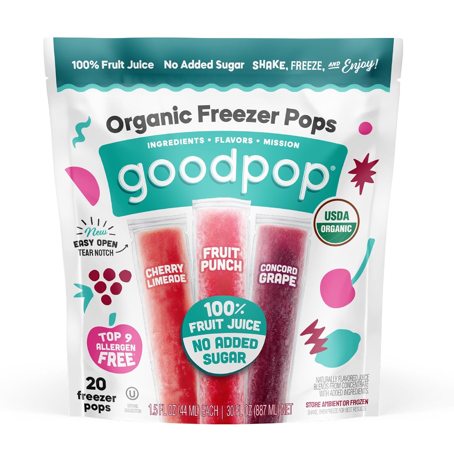 organic-freezer-pops-variety-pack---cherry-limeaide-fruit-punch-grape---100-juice-no-added-sugar---20ct-box-4