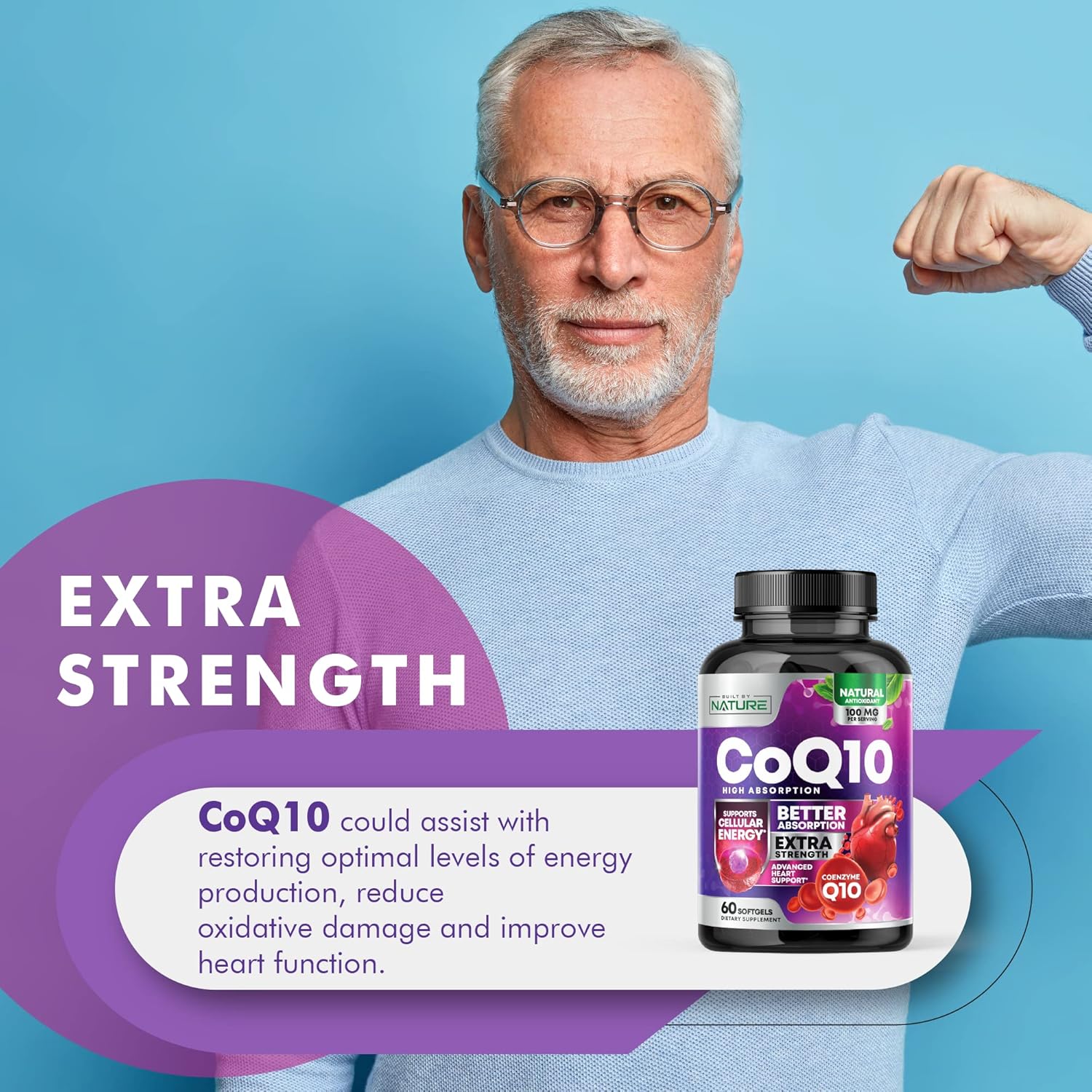 high-absorption-coq10-softgels-100mg---heart-energy-support---antioxidant-supplement---gluten-free---naturally-fermented---60-count-5