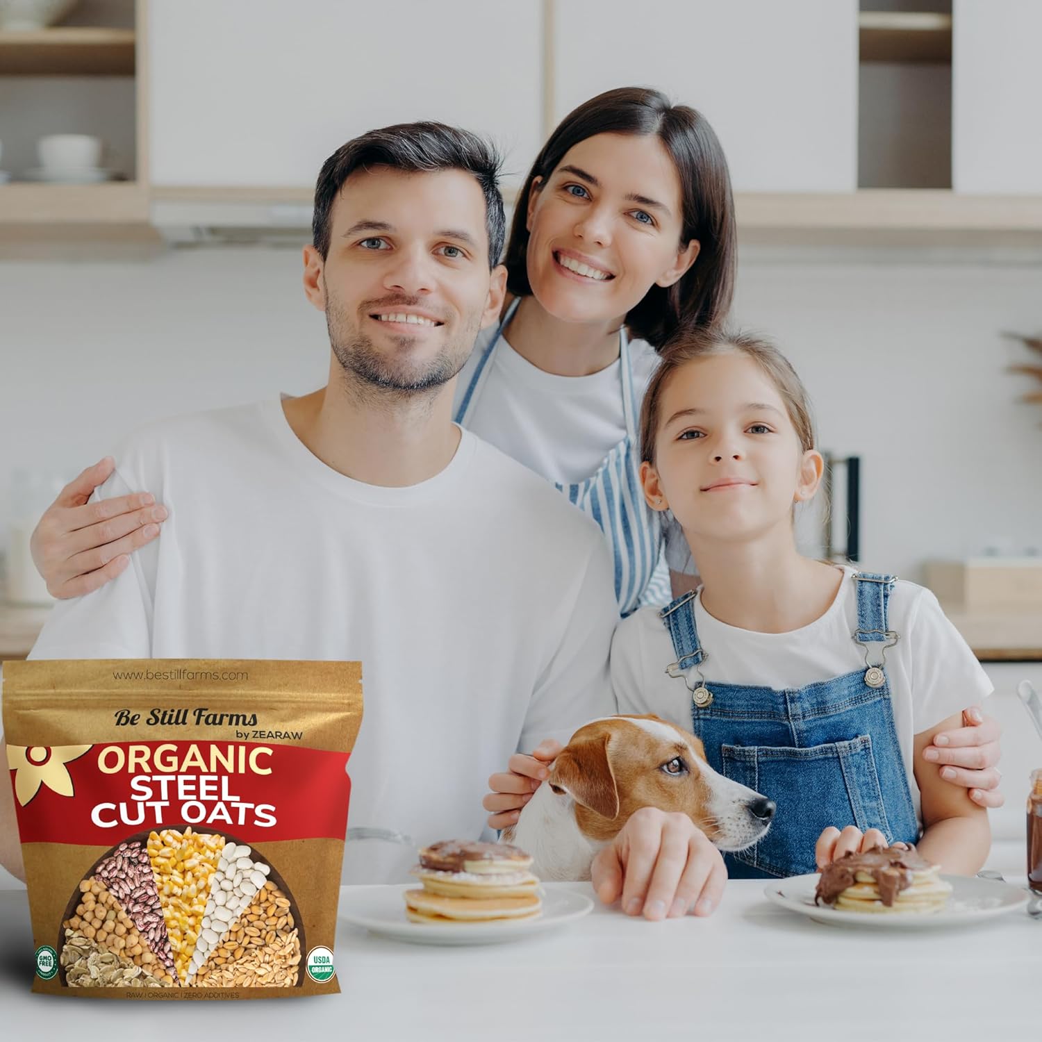 organic-steel-cut-oats-bulk---48-lb-irish-oat-groats-by-be-still-farms---high-protein-whole-grain-cereal---usda-certified-vegan-non-gmo-sugar-free-6