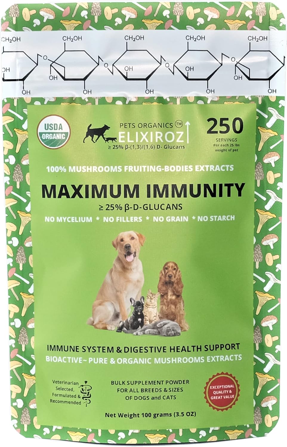 organic-pet-immunity-booster-with-mushrooms-for-dogs-cats---veterinarian-formulated-with--glucan-reishi-extracts-1