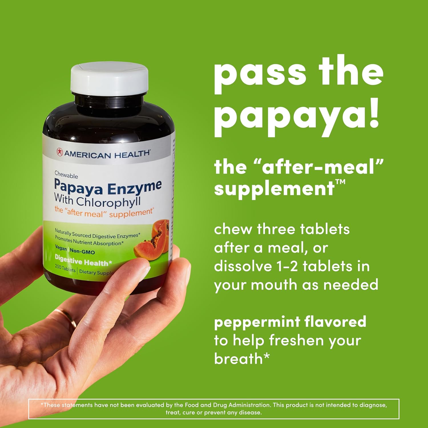 chlorophyll-papaya-enzyme-chewable-tablets---supports-nutrient-absorption-digestion-and-fresh-breath---250-count-gluten-free-vegetarian---american-health-4