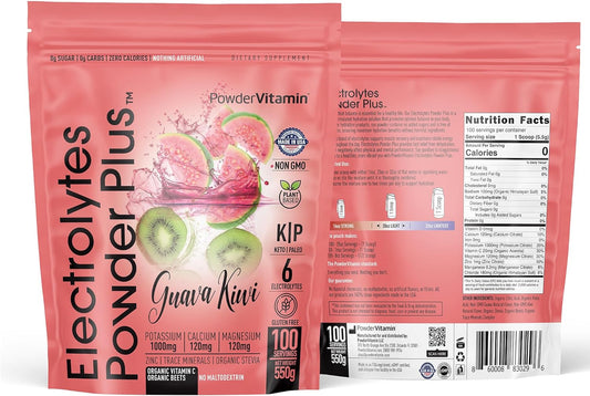 guava-kiwi-electrolyte-powder---zero-calorie-keto-drink-with-1000mg-potassium-120mg-calcium-120mg-magnesium---100-servings-of-hydration-powder-1
