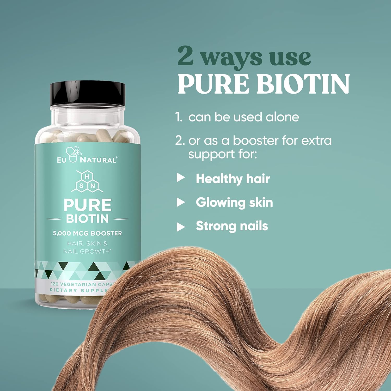 high-potency-biotin-5000-mcg-supplement-for-hair-skin-nails---support-healthy-hair-growth-strong-nails-glowing-skin---120-vegan-capsules-3