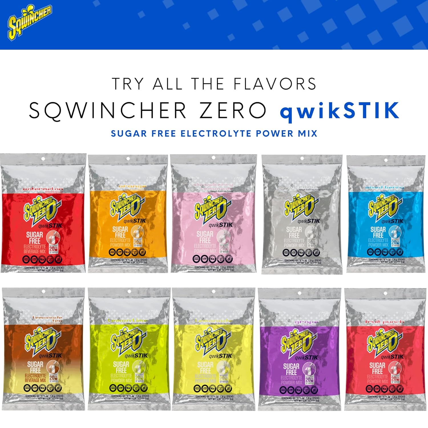 sqwincher-zero-qwik-stik-orange-electrolyte-powder-hydration-drink-mix---sugar-free-low-calorie-low-sodium---11-oz-packet-pack-of-50-6