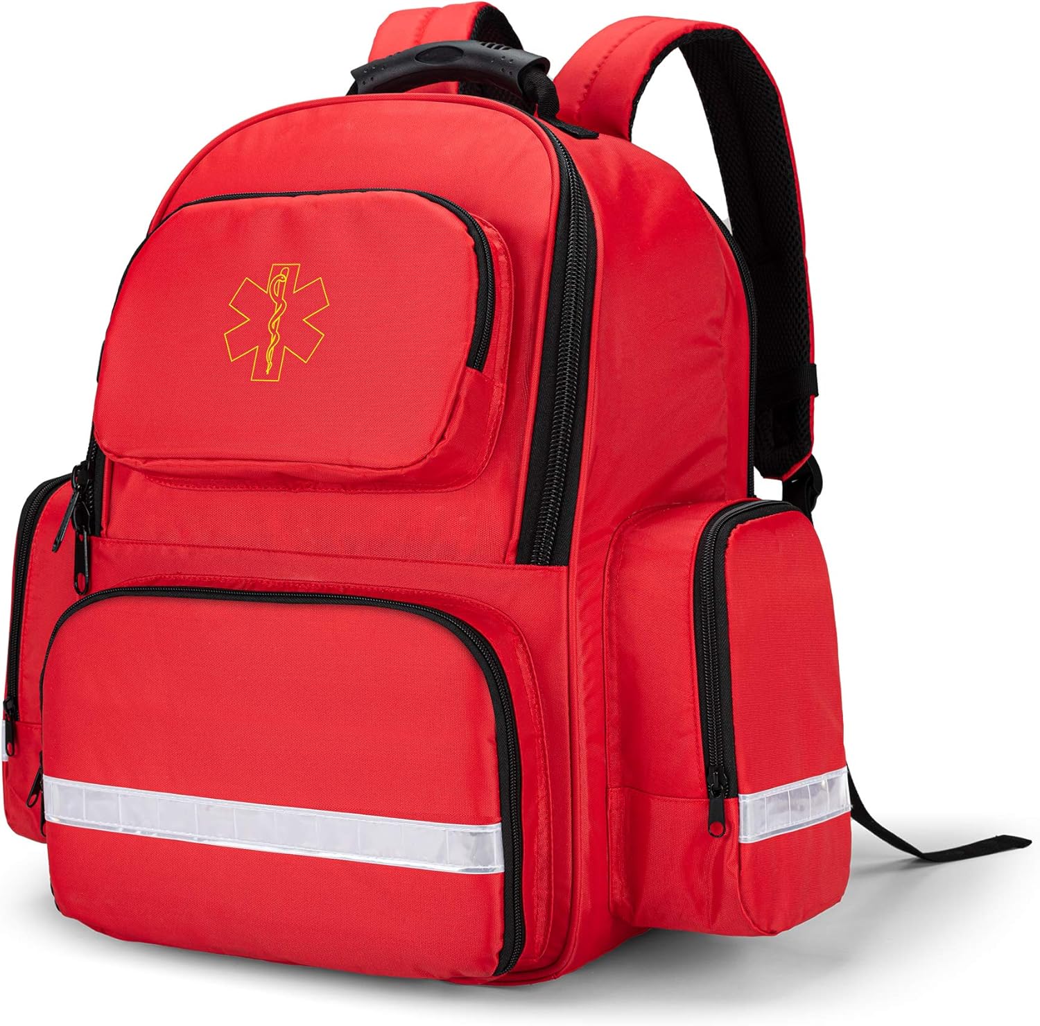 trunab-first-responder-bag-trauma-backpack---red-empty-emergency-kit-storage-pack-for-emt-ems-police-firefighters-safety-officers---patented-design-1
