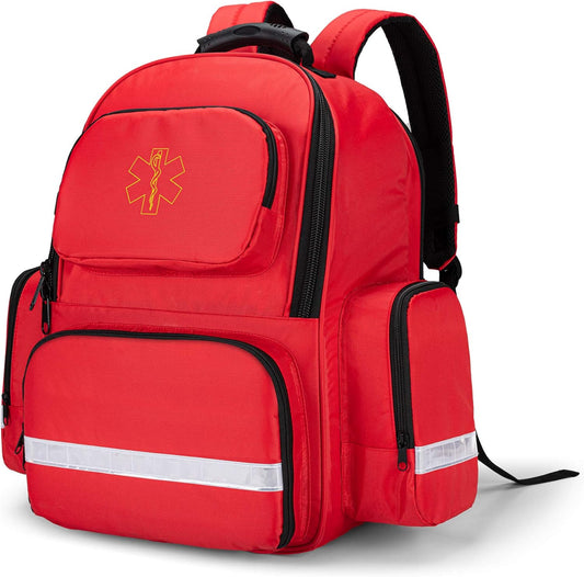 trunab-first-responder-bag-trauma-backpack---red-empty-emergency-kit-storage-pack-for-emt-ems-police-firefighters-safety-officers---patented-design-1