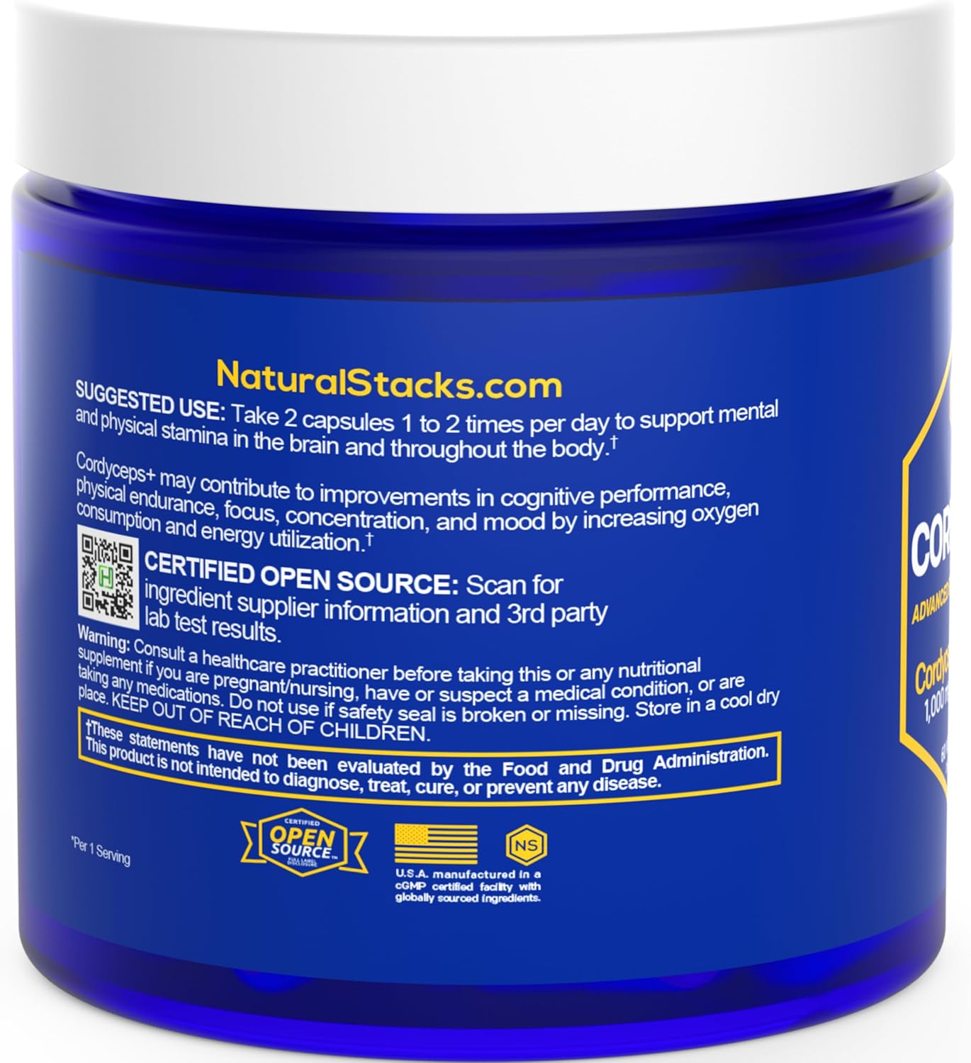 organic-cordyceps-mushroom-capsules-with-yerba-mate-extract-for-brain-energy---60-capsules---1000mg-cordyceps-extract---cognitive-performance-support-5