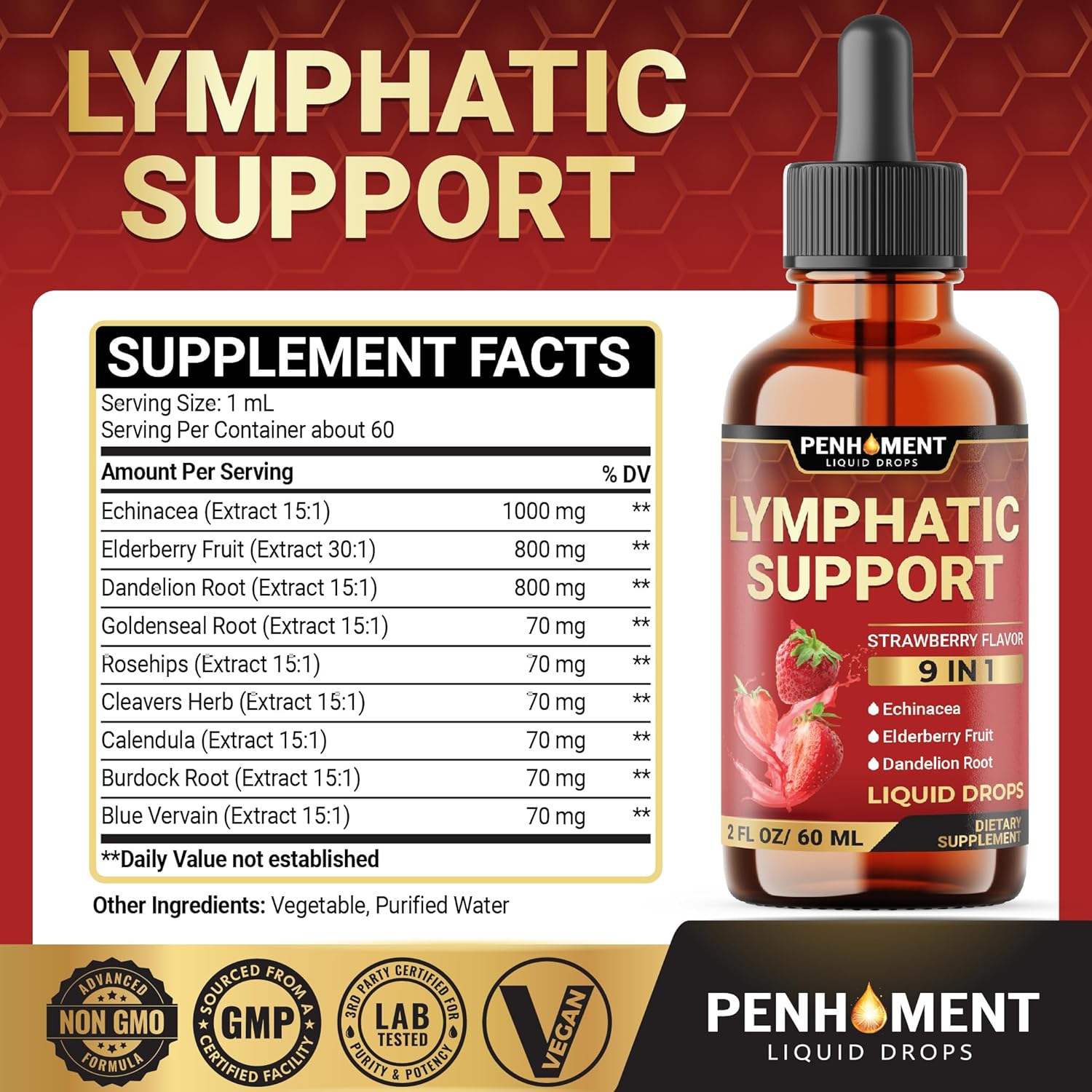 penhoment-9in1-lymphatic-drainage-drops-supplement-with-echinacea-elderberry-dandelion-rosehip-cleavers-calendula-and-burdock---immune-support-and-cleansing-liquid-extract---2-fl-oz---60-day-supply-2