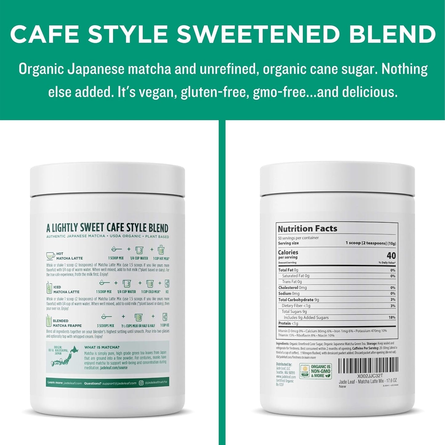 jade-leaf-matcha-latte-mix-bundle---500g-canister-10ct-stick-packs---sweetened-green-tea-powder-for-cafe-style-lattes-2