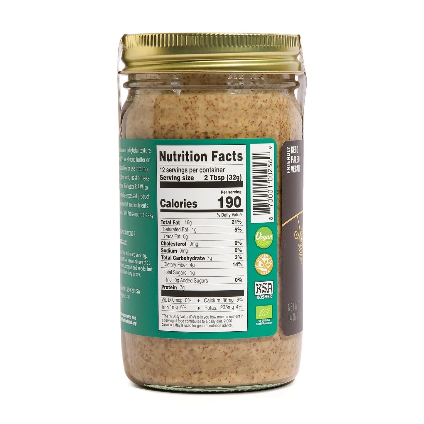 organic-raw-almond-butter---14oz-vegan-paleo-keto-friendly---non-gmo---no-sugar-no-palm-oil-2