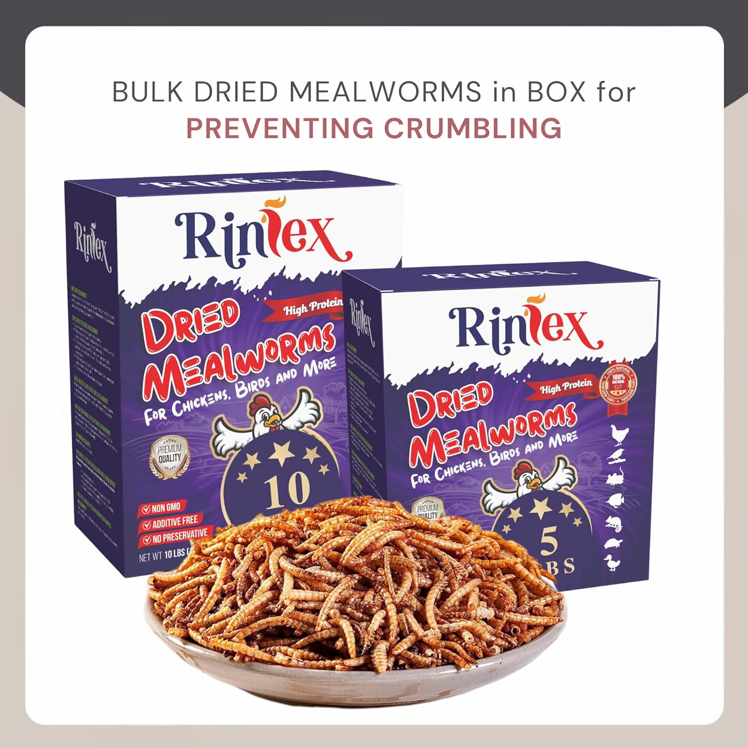 5-lbs-rinlex-dried-mealworms-high-protein-bulk-mealworms-for-chickens-reptiles-wild-birds---hamster-pigeon-crow-tree-frog-treats-5