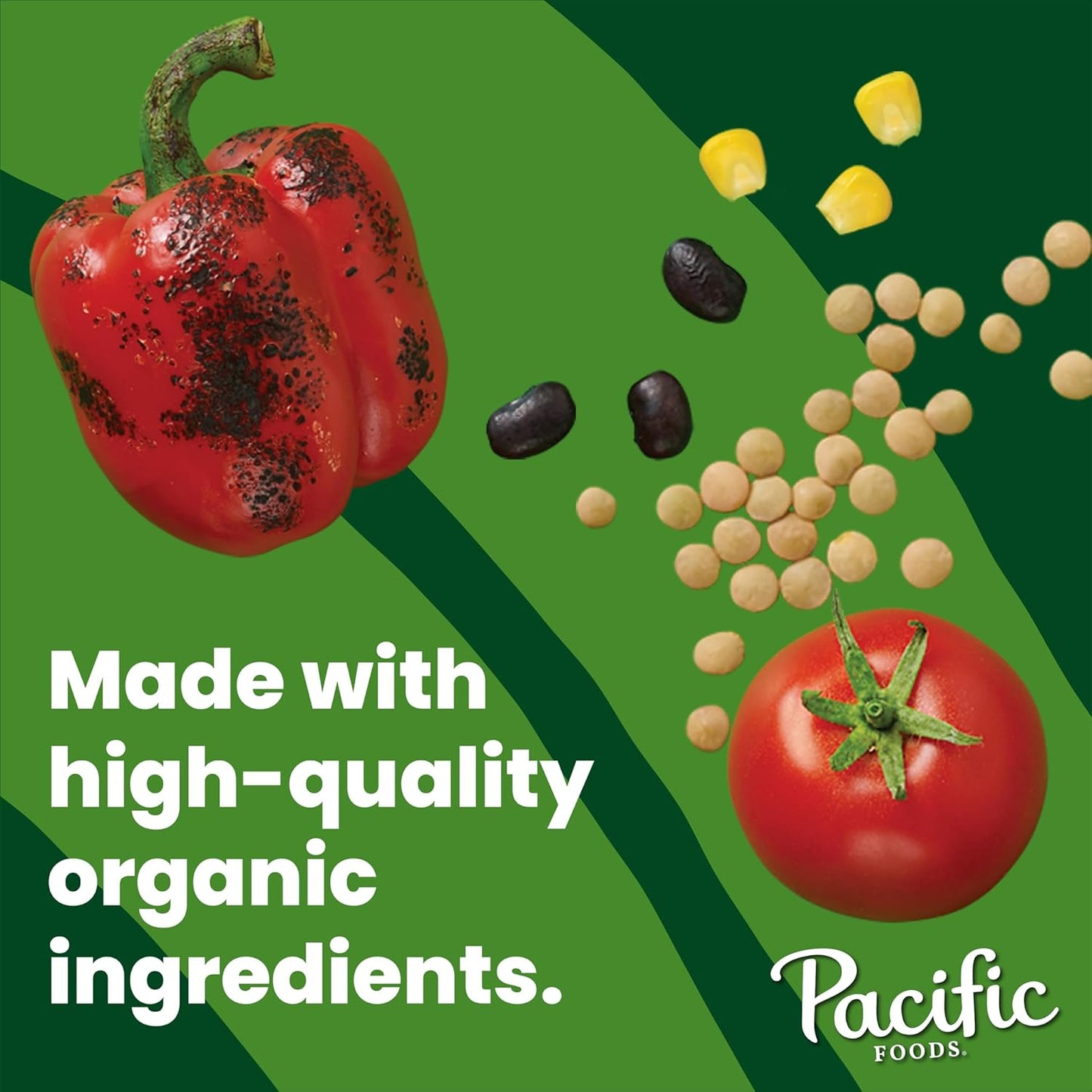 Pacific Foods Organic Vegetable Lentil Soup - 16.3 oz Can - Plant-Based & Delicious - Espot.com.au