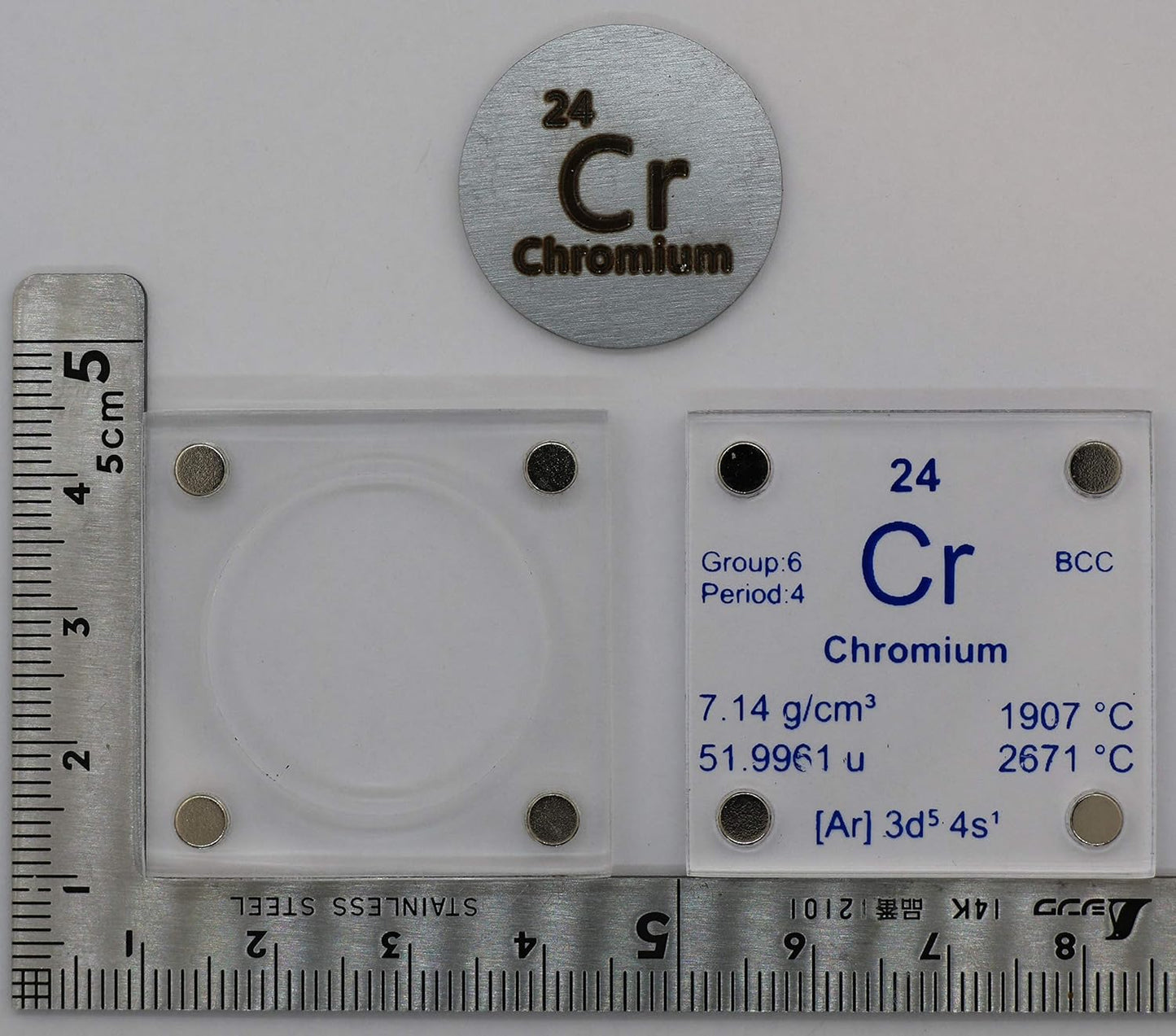 chromium-cr-metal-disc-in-2426mm-size-with-acrylic-case-for-collecting-or-experiments-4