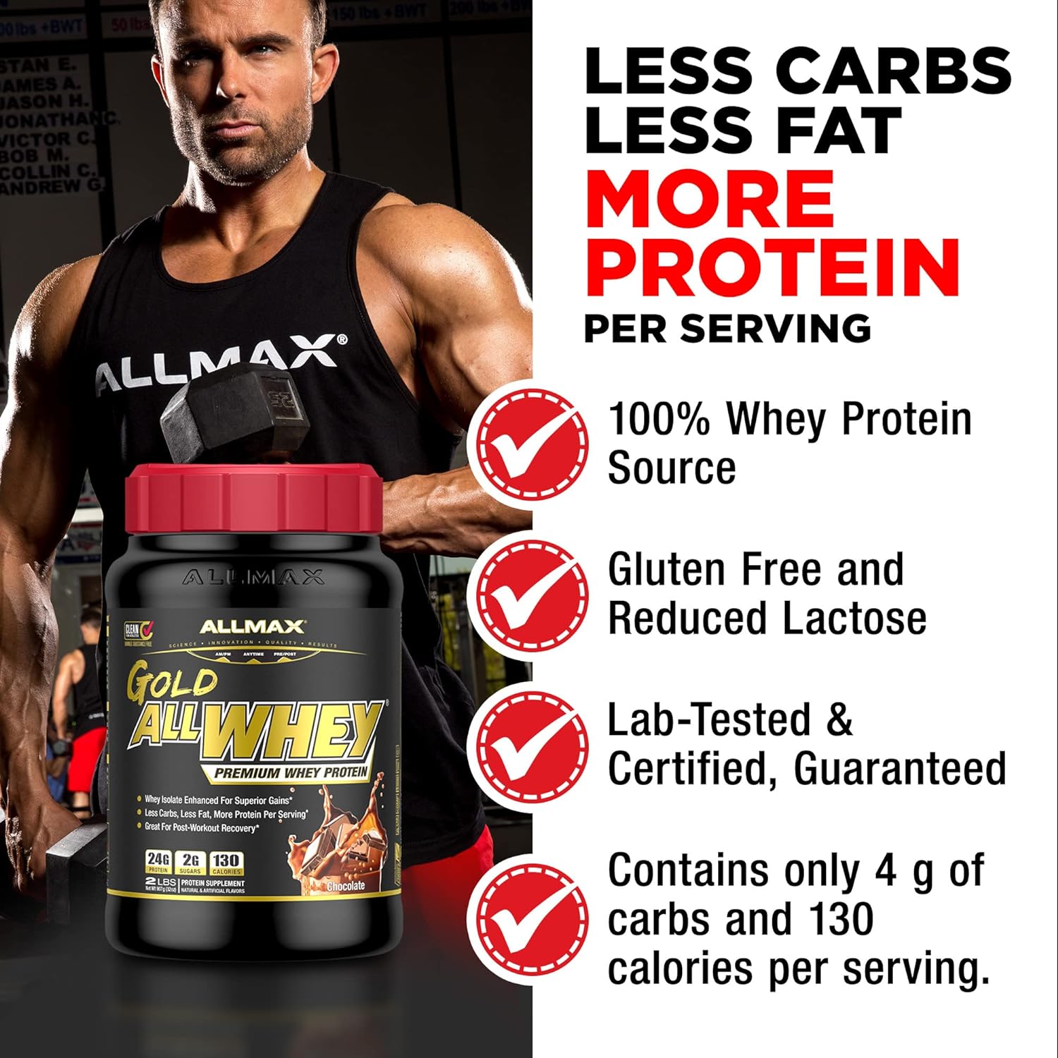 allmax-nutrition-gold-allwhey-chocolate-peanut-butter-protein-powder---2-lb---24g-protein-per-serving---gluten-free-low-carb-low-sugar---30-servings-8