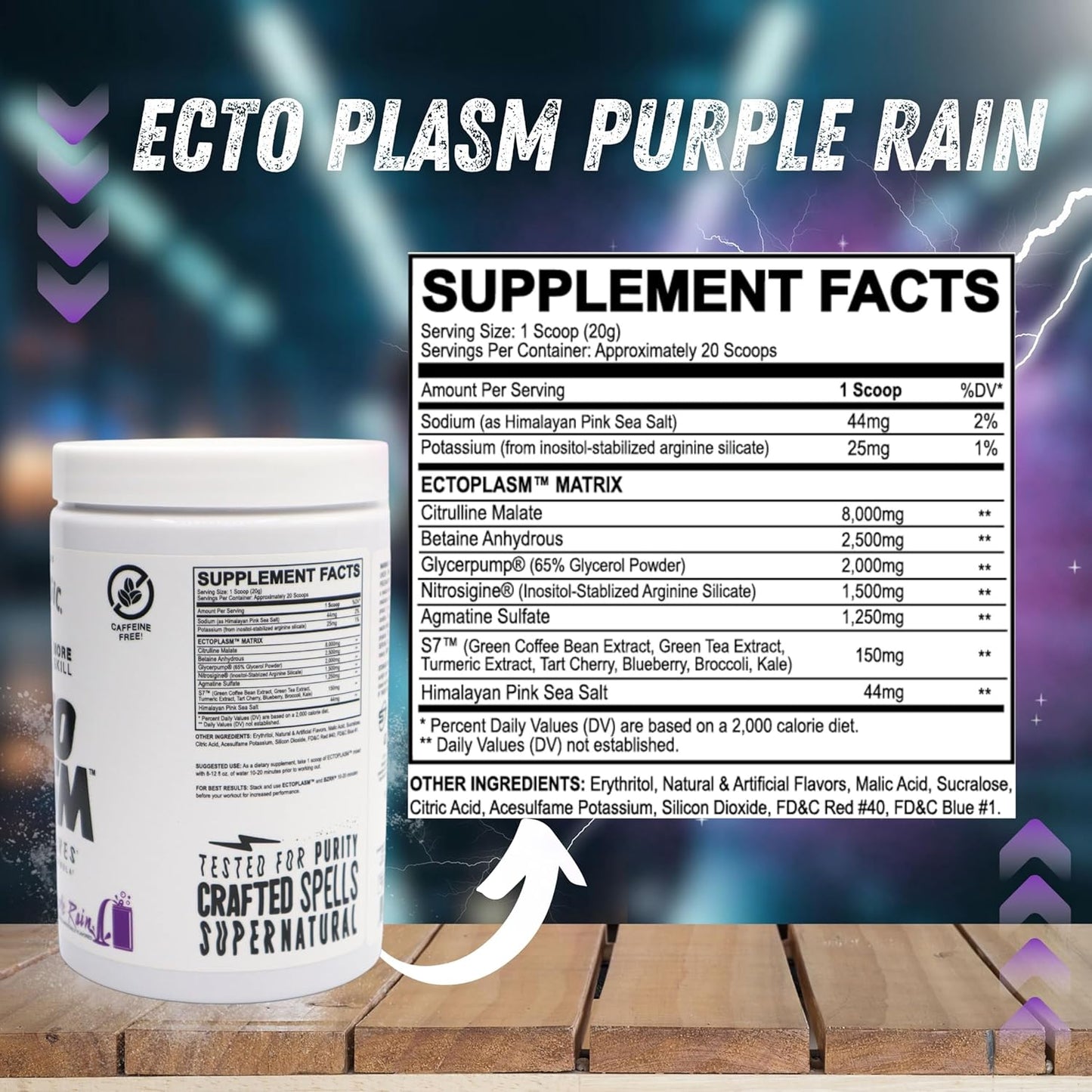 nutrition-bundle-for-black-magic-supply-ecto-plasm---purple-rain-pre-workout---20-scoops-pump-powder-with-keychain-2