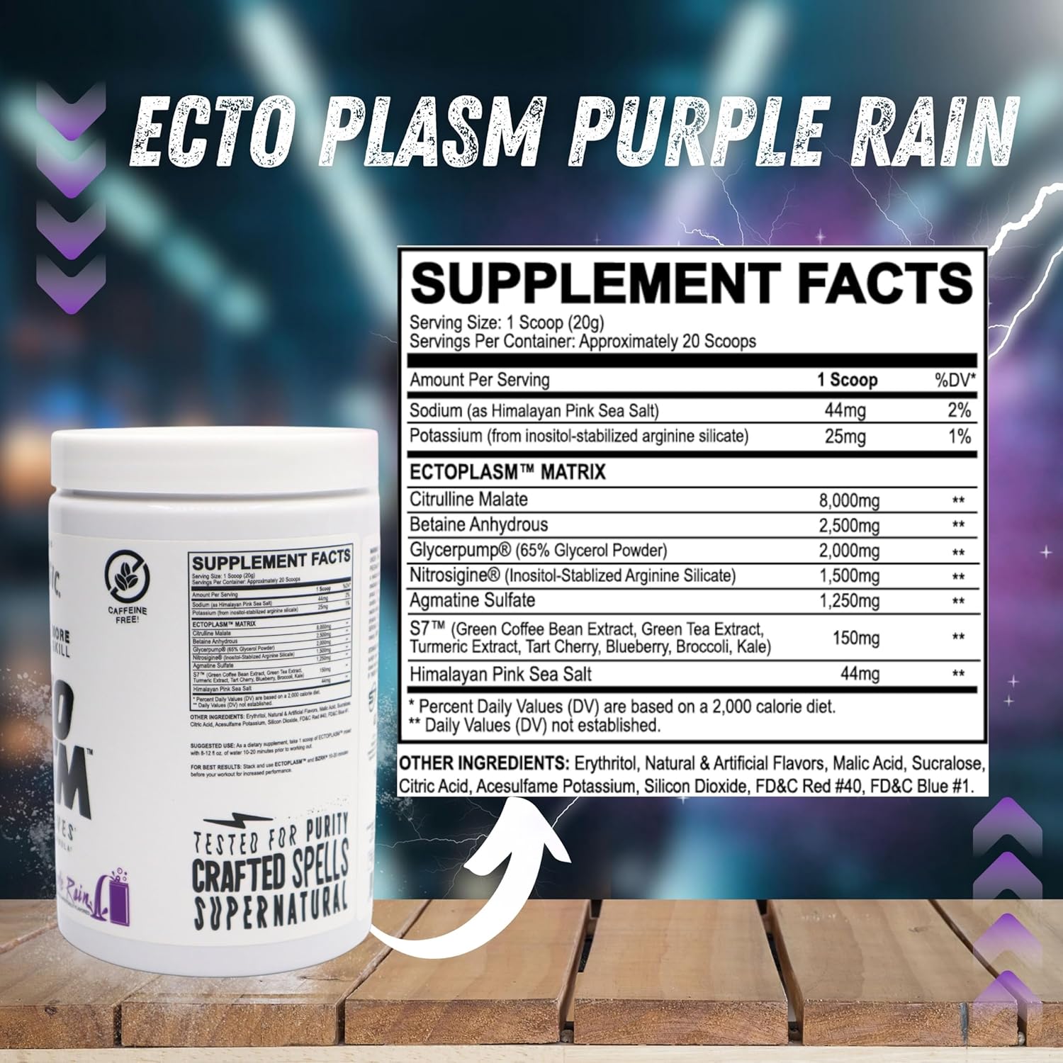 nutrition-bundle-for-black-magic-supply-ecto-plasm---purple-rain-pre-workout---20-scoops-pump-powder-with-keychain-2