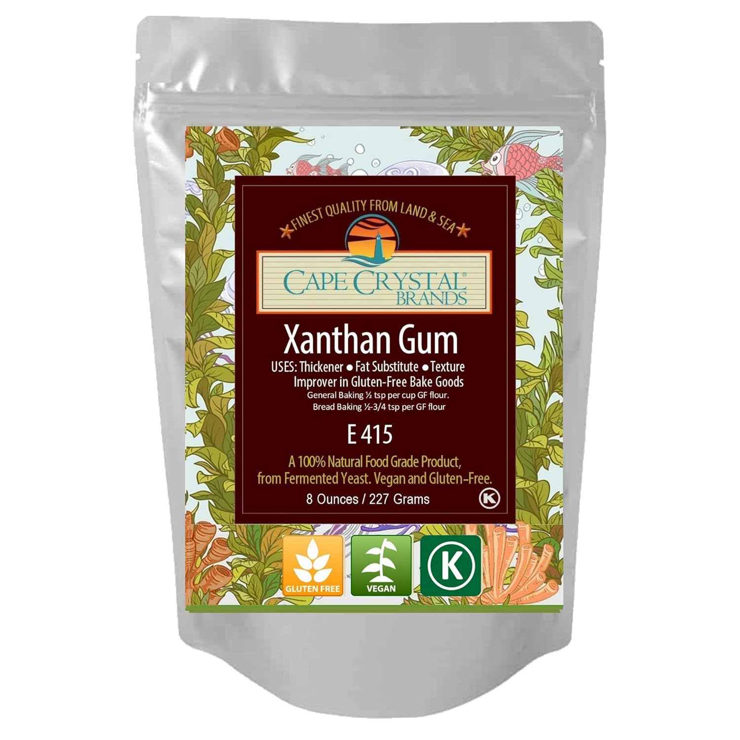cape-crystal-brands-xanthan-gum---vegan-and-k-kosher-certified---premium-quality-8-oz-size-1