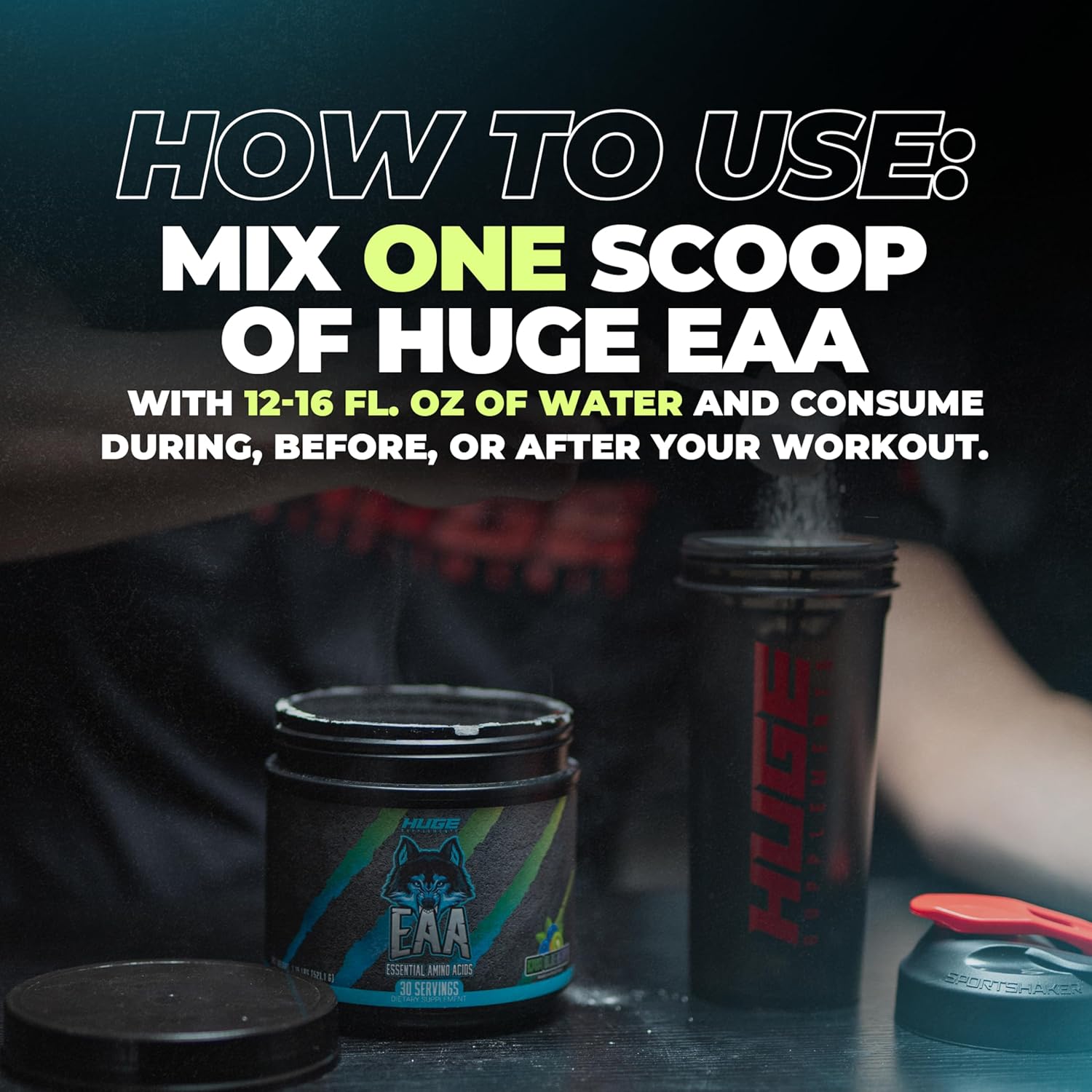 Huge EAA Supplement with 12.85g EAAs & 8g BCAAs Per Serving - Kiwi Blueberry Flavor, 17.73 Oz. - Maximize Muscle Growth & Recovery - Espot.com.au