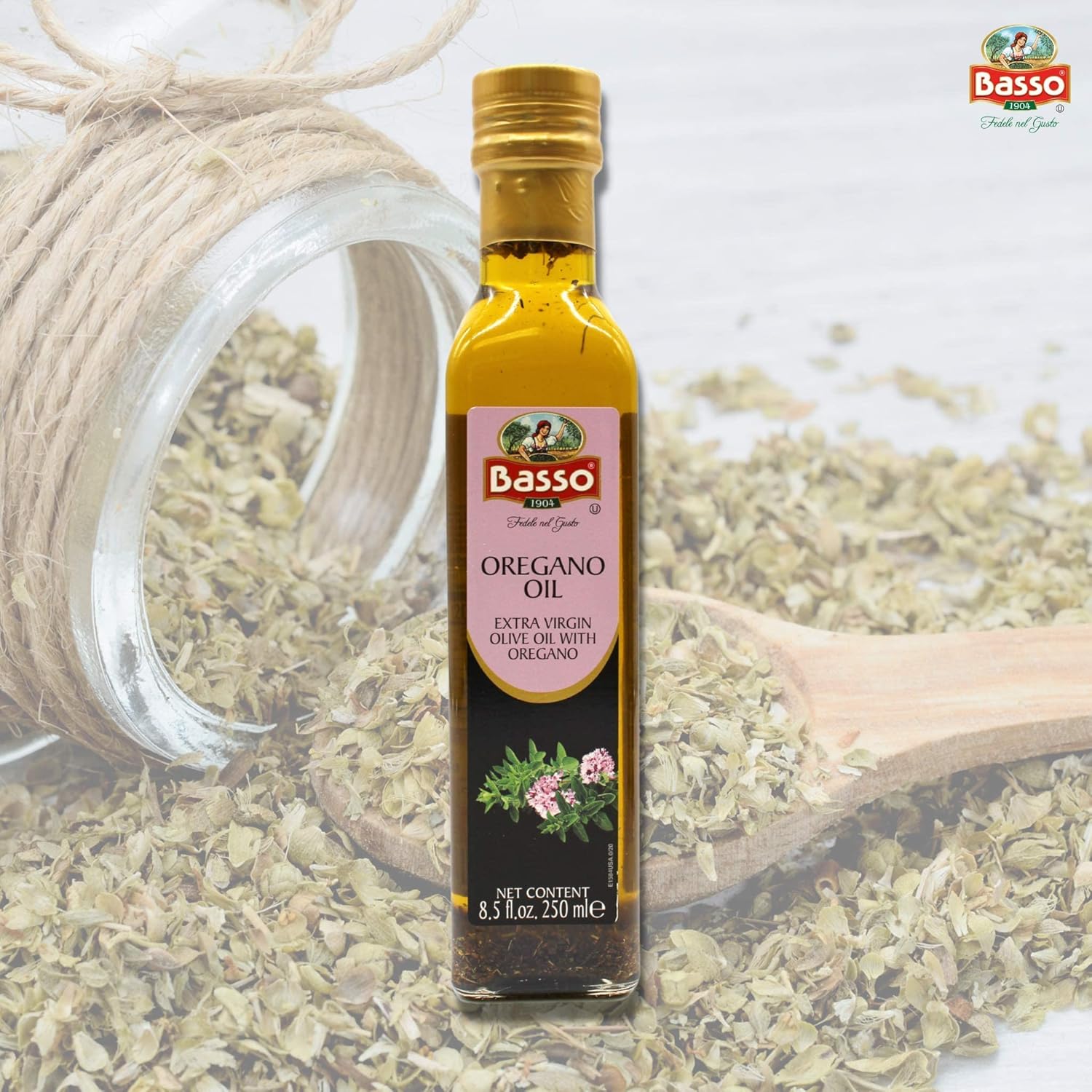 basso-1904-infused-olive-oil-gift-box-set---white-truffle-lemon-porcini-oregano---4-bottles-x-85-floz---extra-virgin-olive-oil---250ml-4