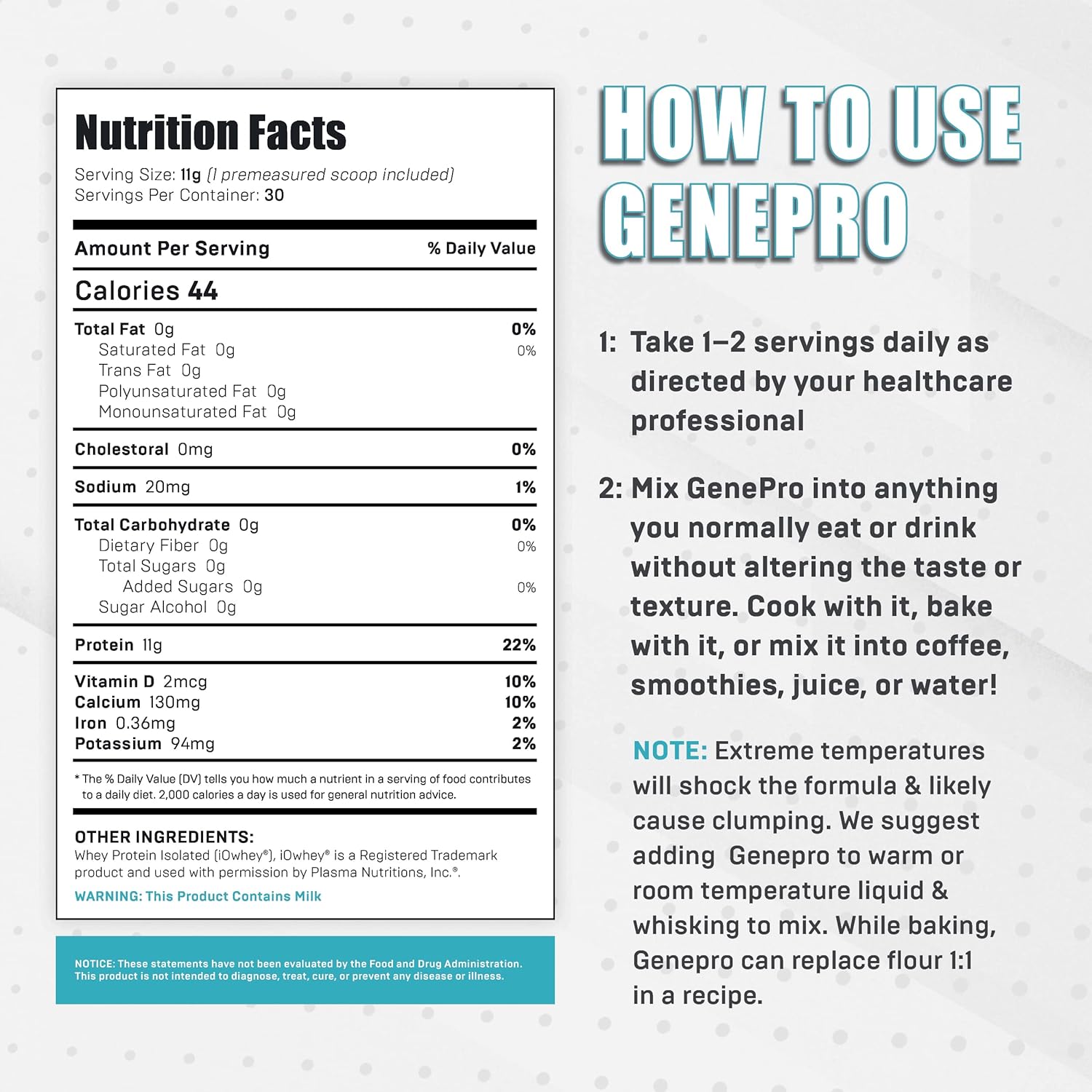 unflavored-genepro-gen-3-protein-powder---new-formula-lactose-free-gluten-free-non-gmo-whey-isolate-shake---30-servings-2