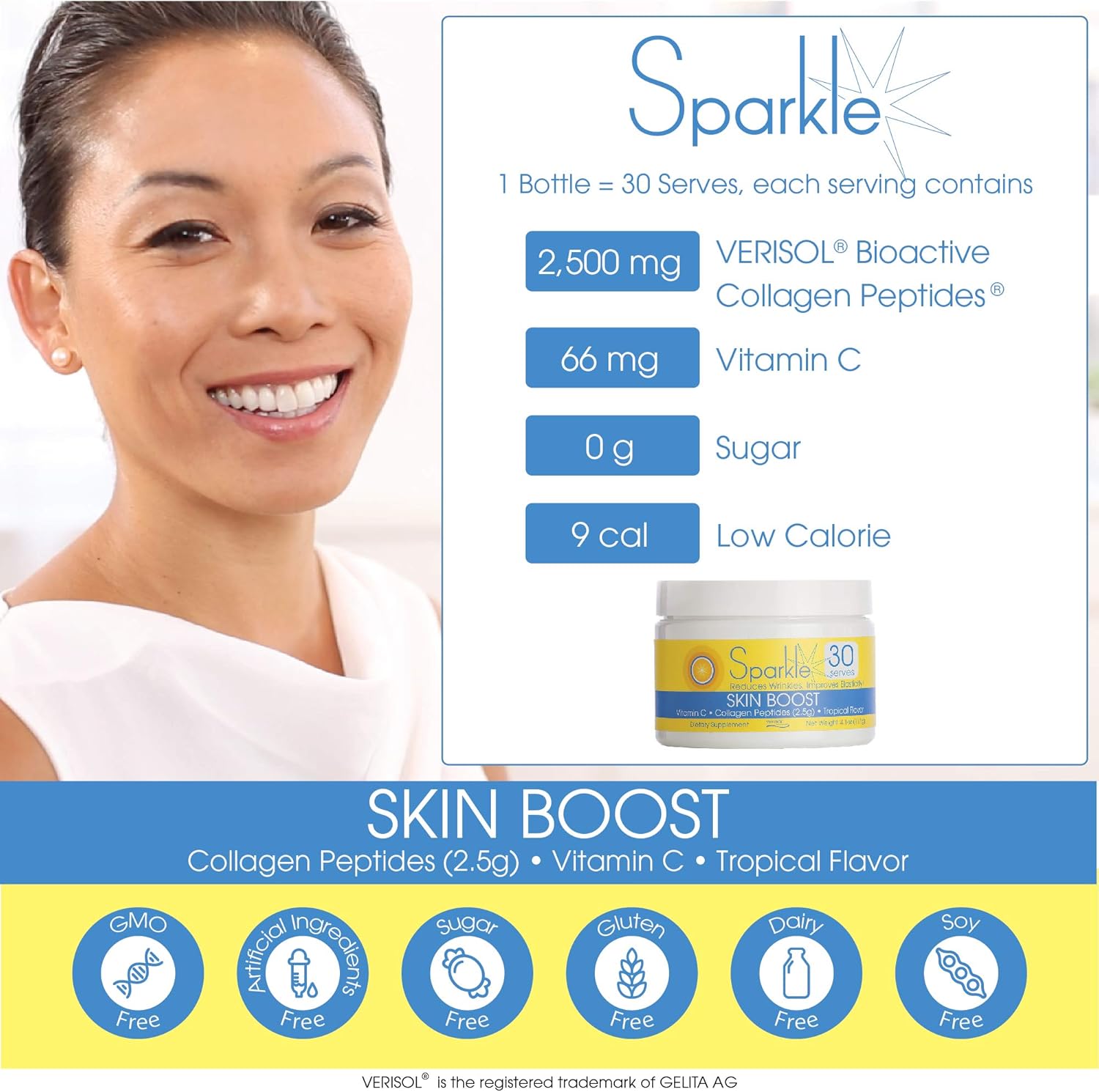 tropical-coconut-pineapple-collagen-powder---30-servings---beauty-supplement-with-verisol-collagen-vitamin-c-paleo-non-gmo-gluten-free---sparkle-skin-boost-9