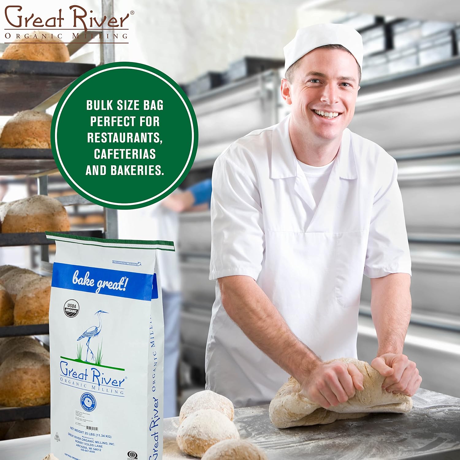 organic-all-purpose-flour-by-great-river-milling-lily-white-unbromated-unbleached-non-gmo-kosher-ideal-for-bread-maker-ovens-25-lb-pack-high-protein-gluten-balance-4