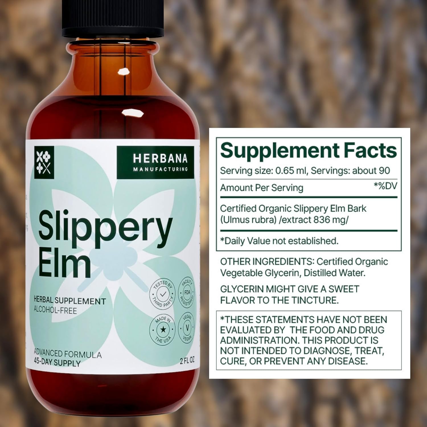 slippery-elm-bark-liquid-extract-2-fl-oz---gut-respiratory-immune-support---ulmus-rubra-tincture---herbal-drops-for-men-women---high-potency---45-day-supply-by-herbana-manufacturing-2