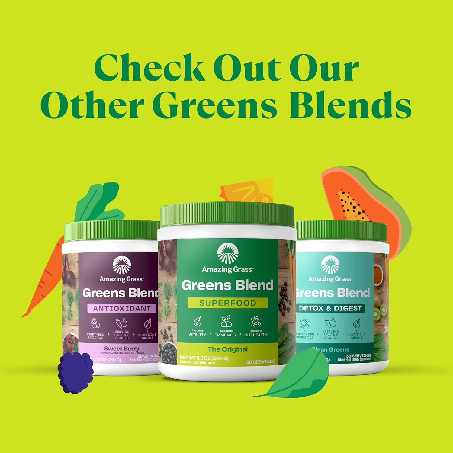 organic-superfood-powder-with-digestive-enzymes-probiotics---berry-flavored-greens-powder-with-spirulina-chlorella-beet-root-powder---30-servings-6
