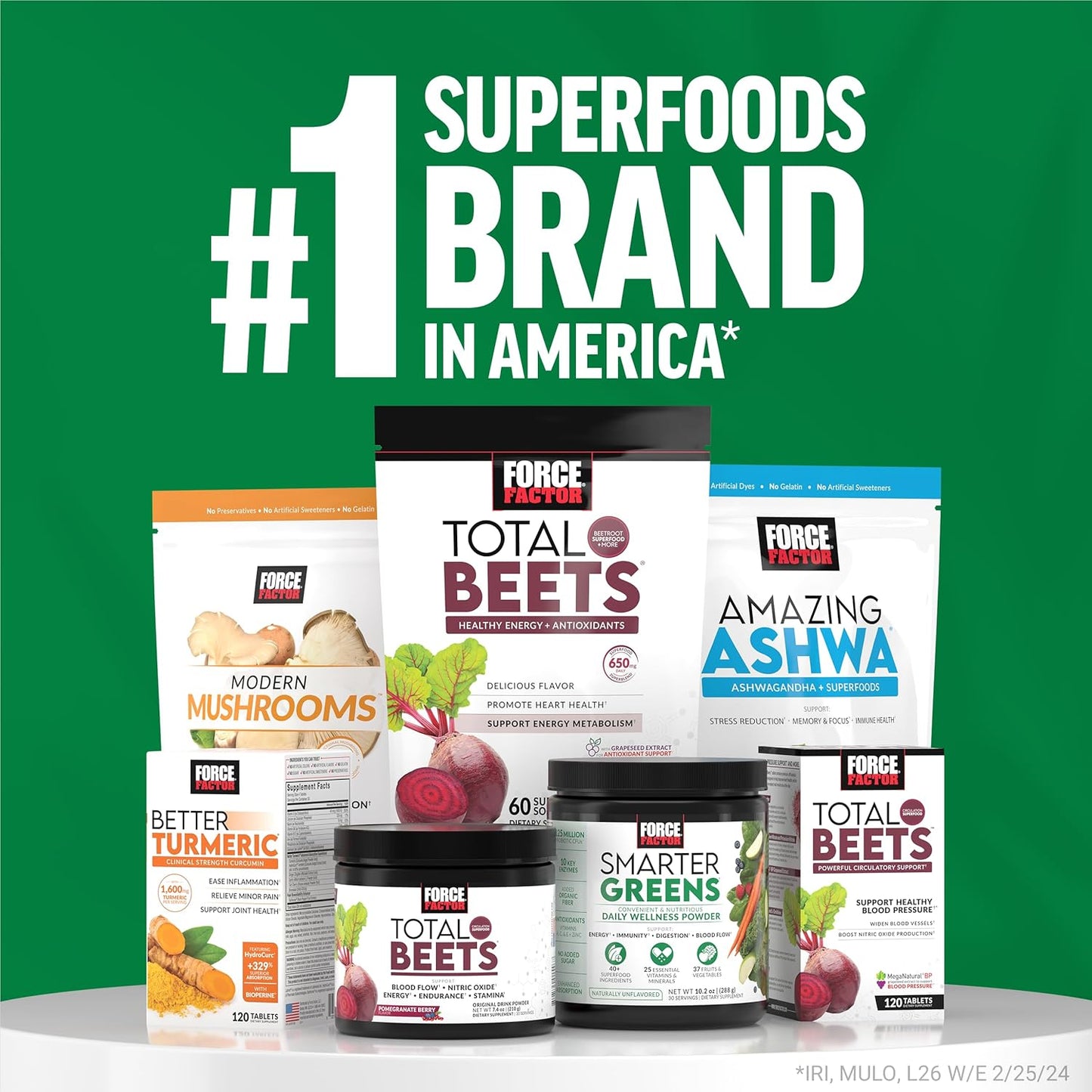 force-factor-smarter-greens-superfoods-powder---digestion-gut-health-support-with-probiotics-prebiotics-digestive-enzymes-adaptogens---pomegranate-berry---30-servings-8