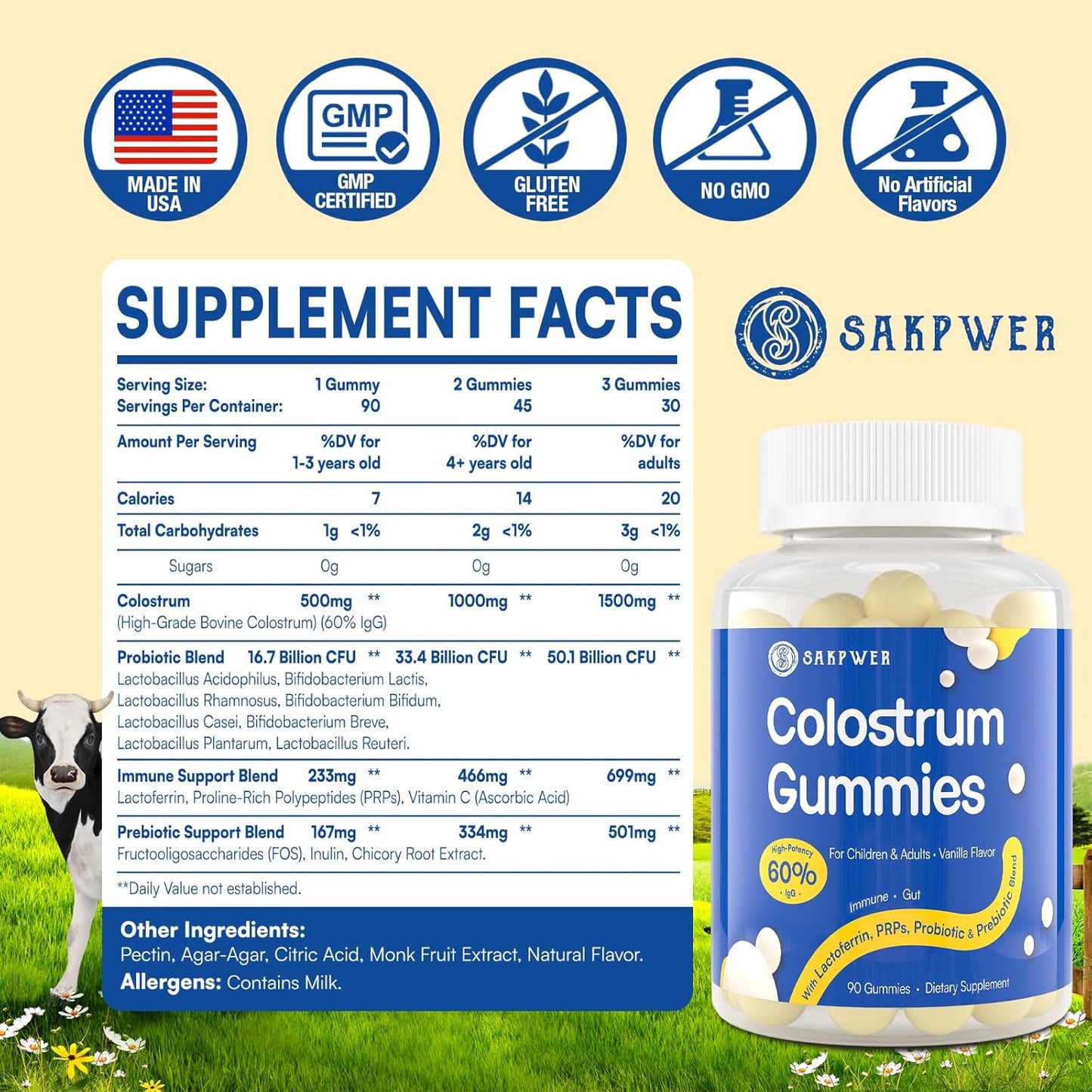 vanilla-flavored-bovine-colostrum-gummies-with-high-igg-for-adults-kids---90-sugar-free-gummies-with-lactoferrin-probiotics-prebiotics-2