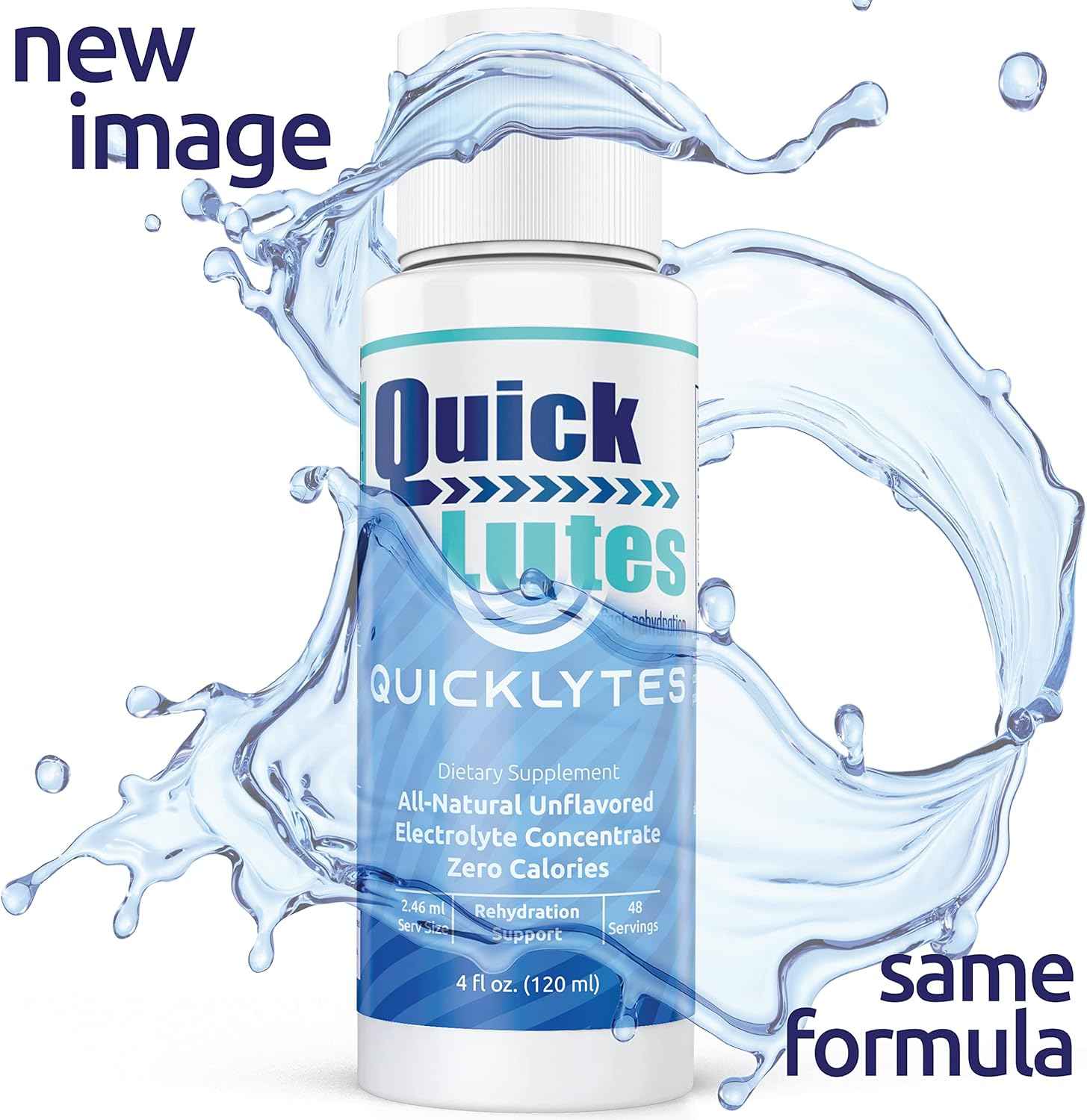 Rapid Hydration Electrolyte Supplement - No Calorie, No Sugar - Potassium, Magnesium, Sodium - Leg Cramp Relief - 48 Servings