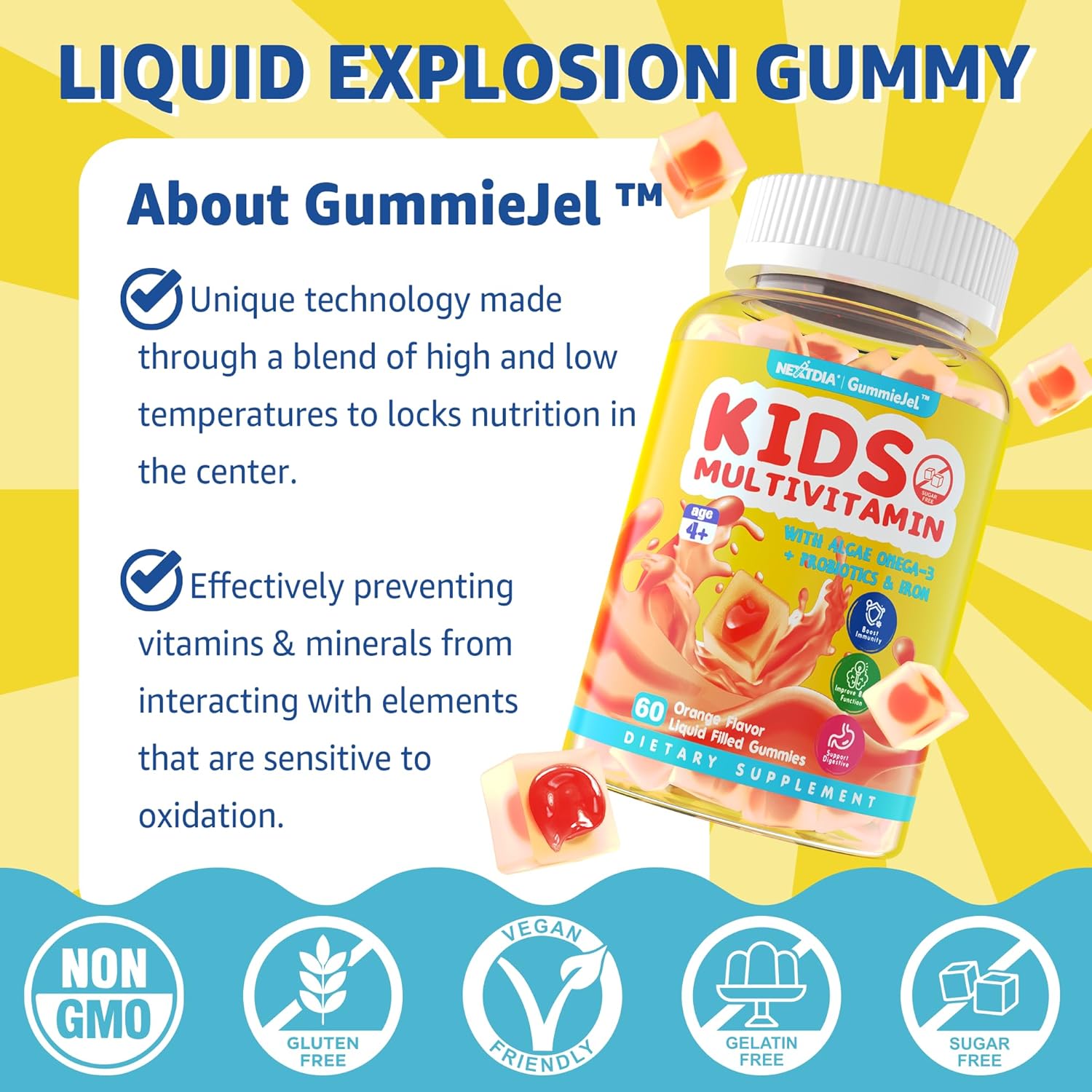 nextdia-kids-multivitamin-gummies-with-iron-vegan-omega-3-probiotics-vitamin-a-c-d-e-zinc---immune-support-for-kids-4---120-count-8