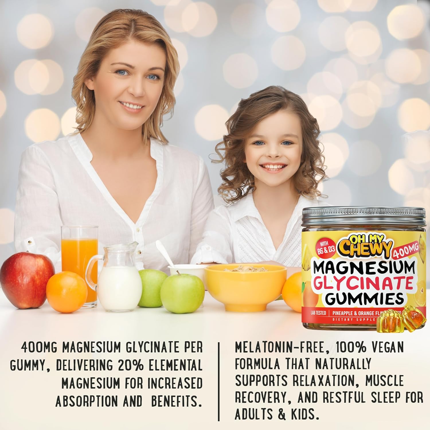 high-absorption-magnesium-glycinate-gummies-400mg-with-b6-d3---sleep-calm-muscle-relaxation-supplement-for-kids-teens-adults---gelatin-free-vegan---120-count-8