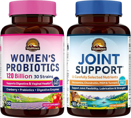 vitalitown-womens-probiotic-joint-support-bundle---womens-probiotics-120-billion-joint-support---shelf-stable-for-menopause-womens-health-1