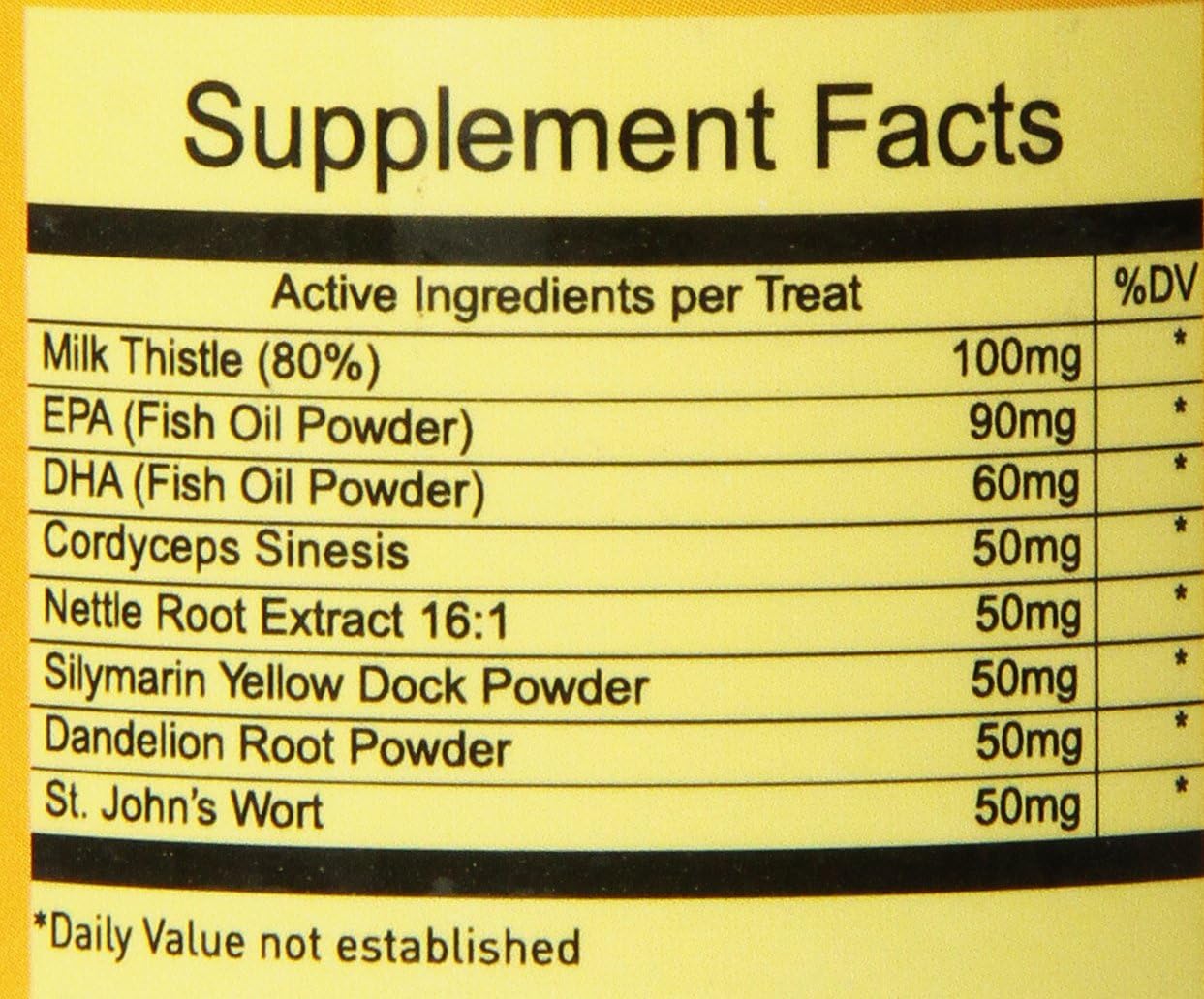 pet-supplement-milk-thistle-liver-kidney-support-chewable-treats-for-dogs-cats---60-bacon-cheese-flavored-treats---with-dha-epa-silymarin-vitamin-b1-b2-b6-b12---prevent-disease-4