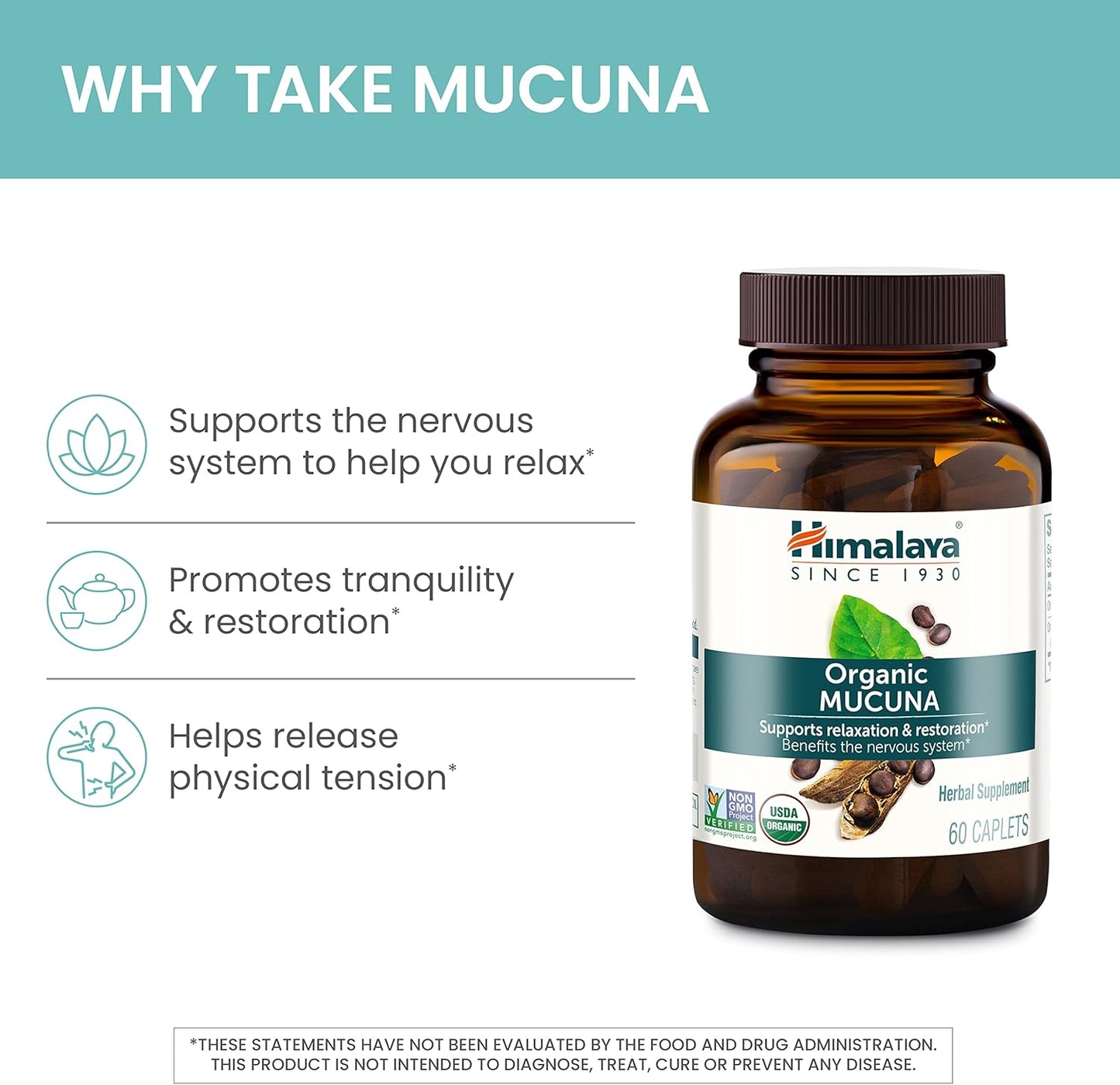 organic-mucunapruriens-herbal-supplement---600mg-60-plant-caplets---relaxation-brain-function---non-gmo-usda-organic-vegan-gluten-free---60-day-supply-4