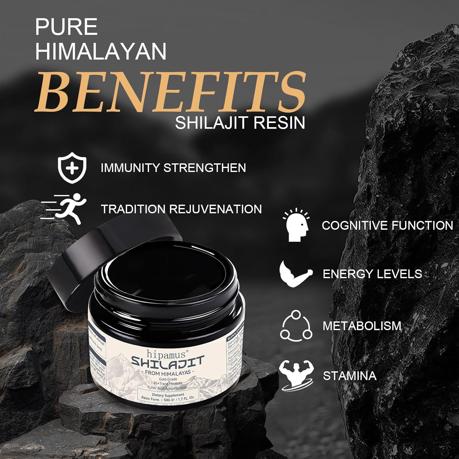 organic-600mg-shilajit-resin---pure-himalayan-supplement-with-fulvic-acid---energy-immune-support---50g-gold-grade-3