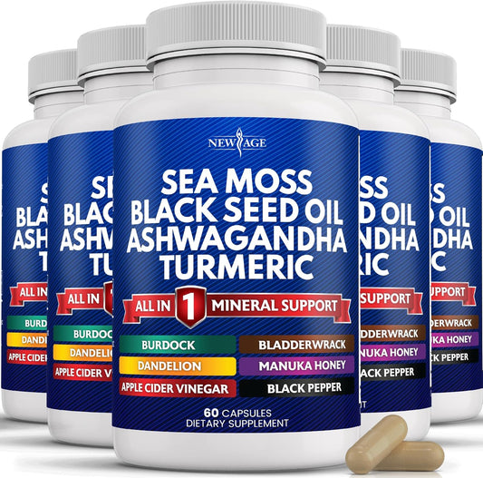 sea-moss-black-seed-oil-ashwagandha-turmeric-bladderwrack-burdock-capsules-with-manuka-honey-dandelion-acv-black-pepper---gluten-free-formula-1