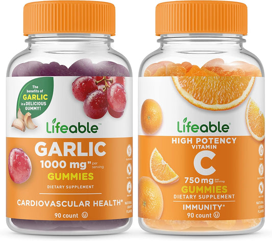 garlic-1000mg-vitamin-c-750mg-gummies-bundle---180-chewable-gummy-vitamins-great-taste-gluten-free-gmo-free-1