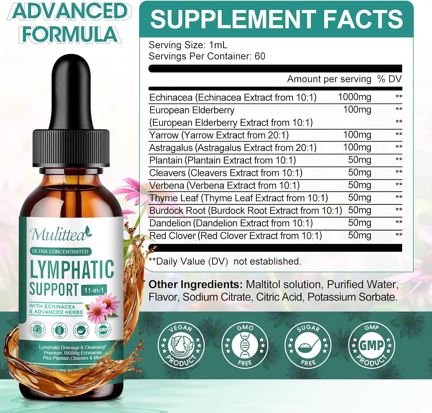 vegan-11-in-1-lymphatic-drainage-drops-with-echinacea-cleavers-elderberry---60-servings---non-gmo-detox-cleanse-support-2