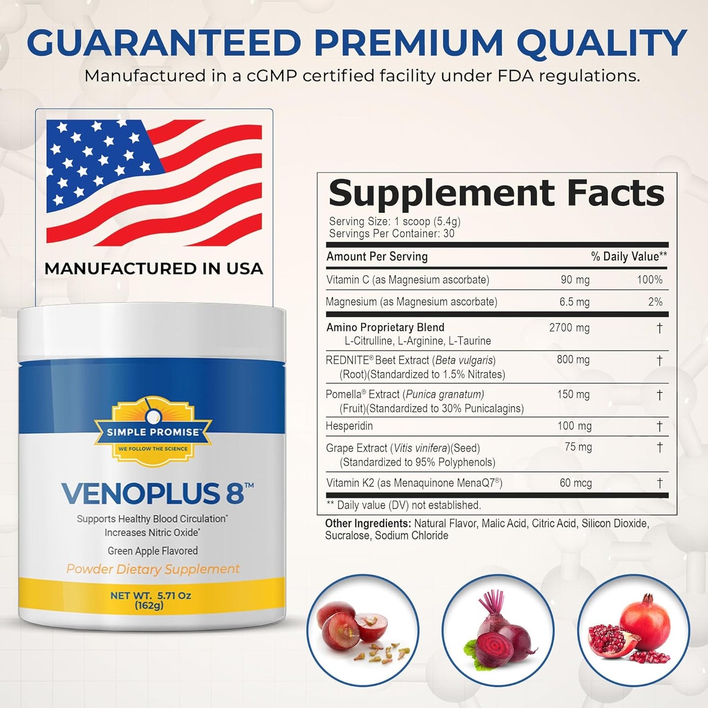 venoplus-8-nitric-oxide-beets-powder-supplement---boost-blood-circulation-and-heart-health---571-oz-green-apple-flavor---men-and-womens-dietary-support-2